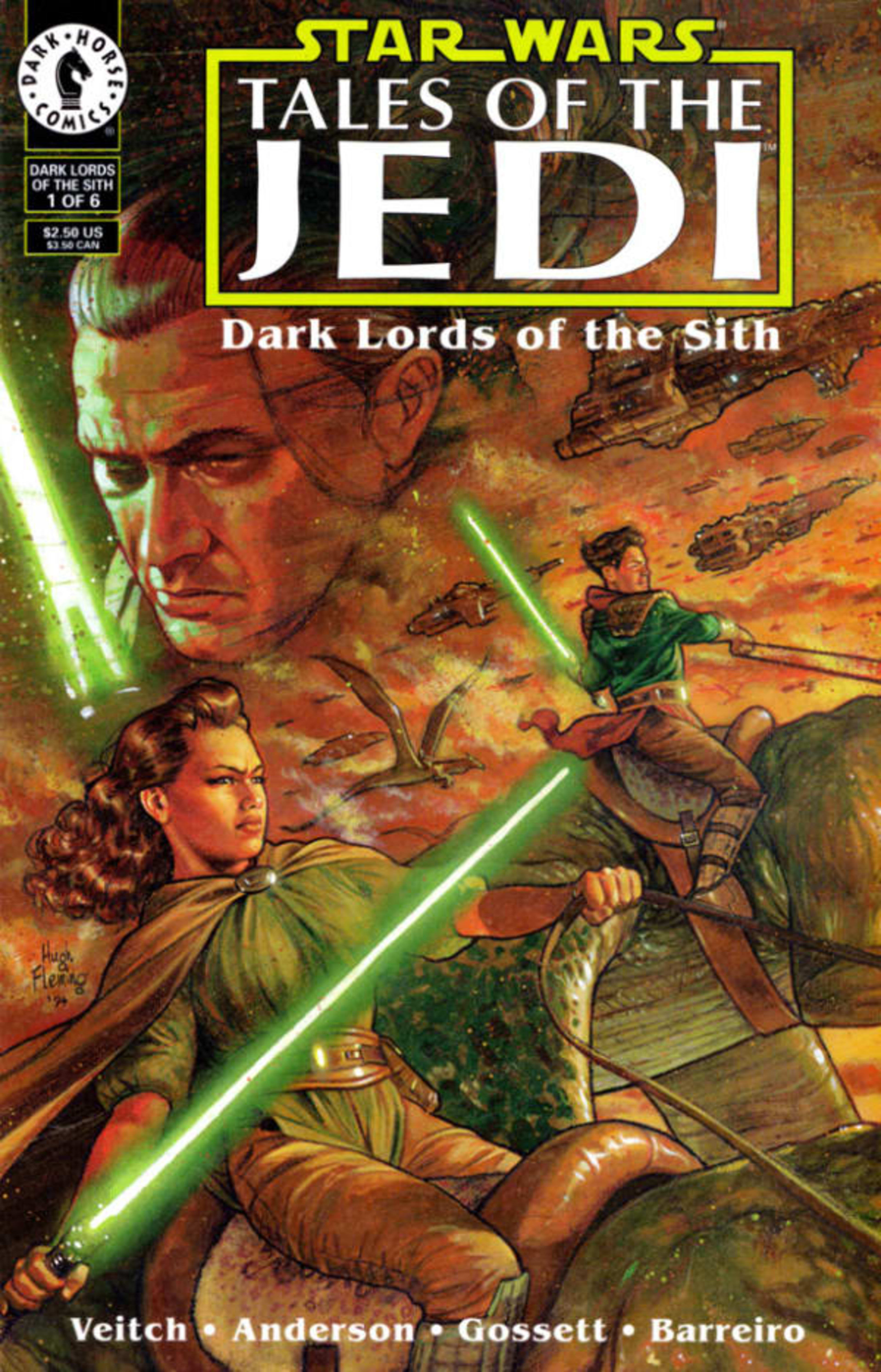 Star Wars: Tales of the Jedi - Dark Lords of the Sith cover — © Dark Horse Comics