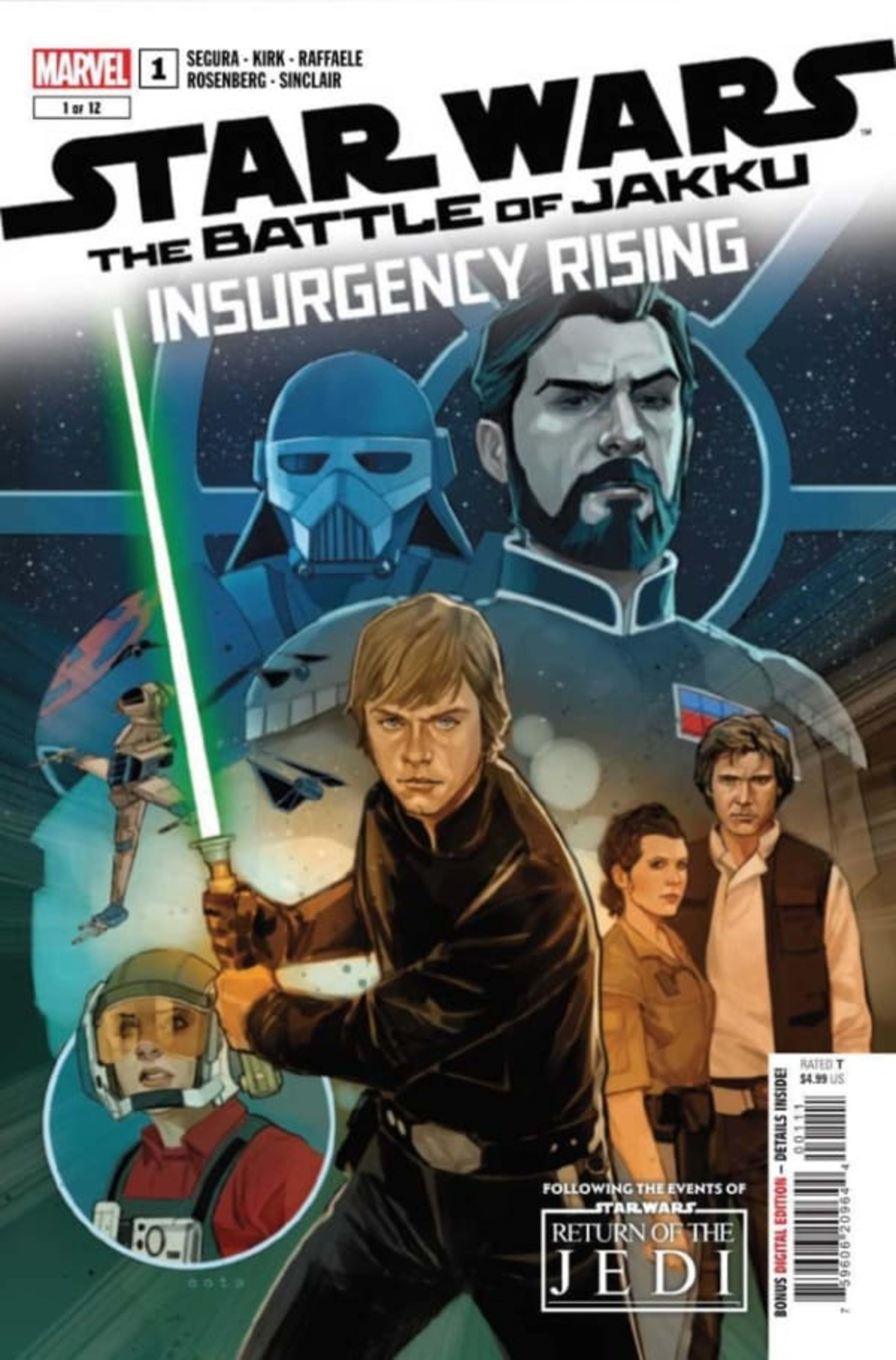 Star Wars: The Battle of Jakku: Insurgency Rising cover — © Marvel
