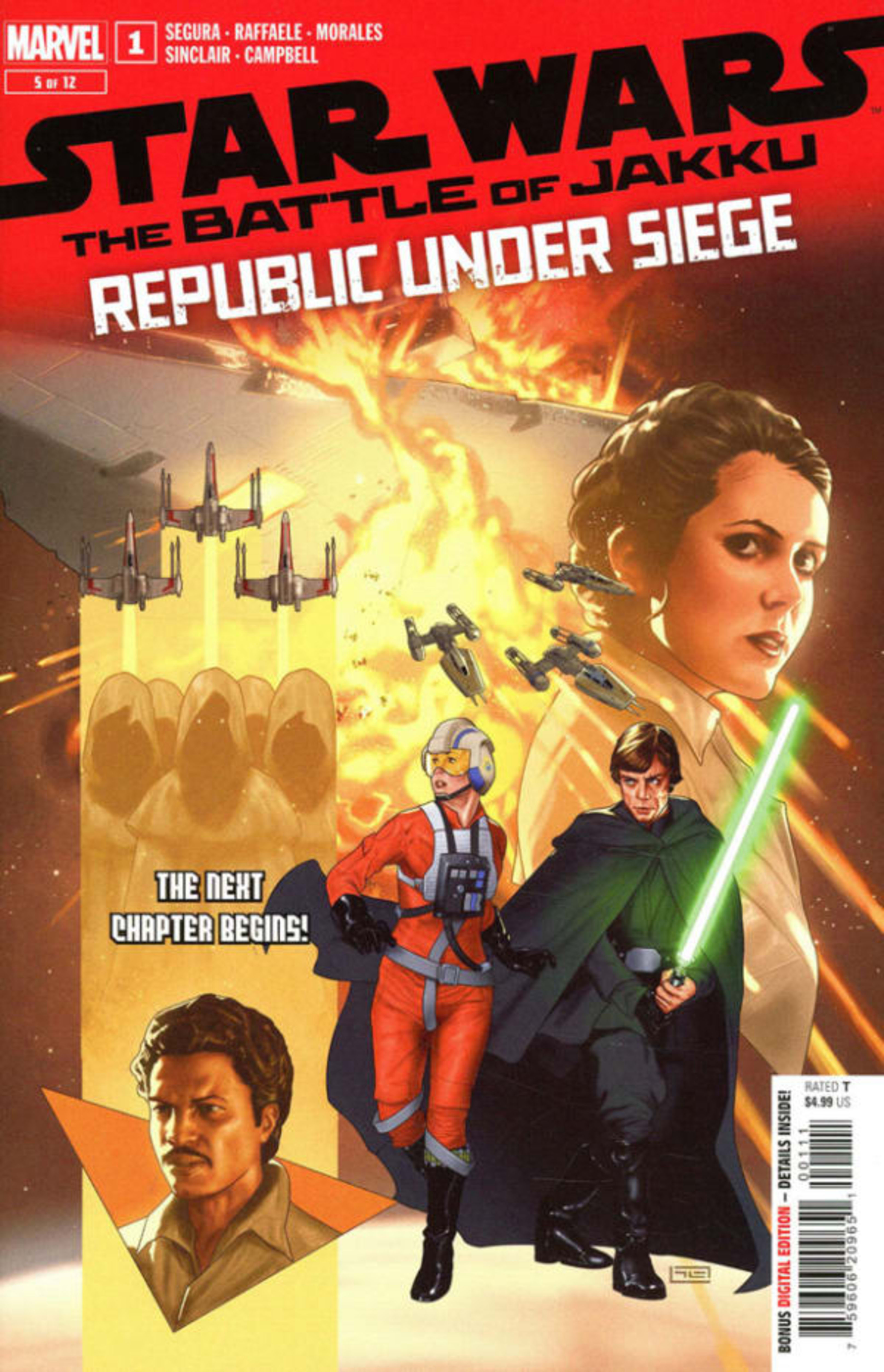 Star Wars: The Battle of Jakku: Republic Under Siege cover — © Marvel
