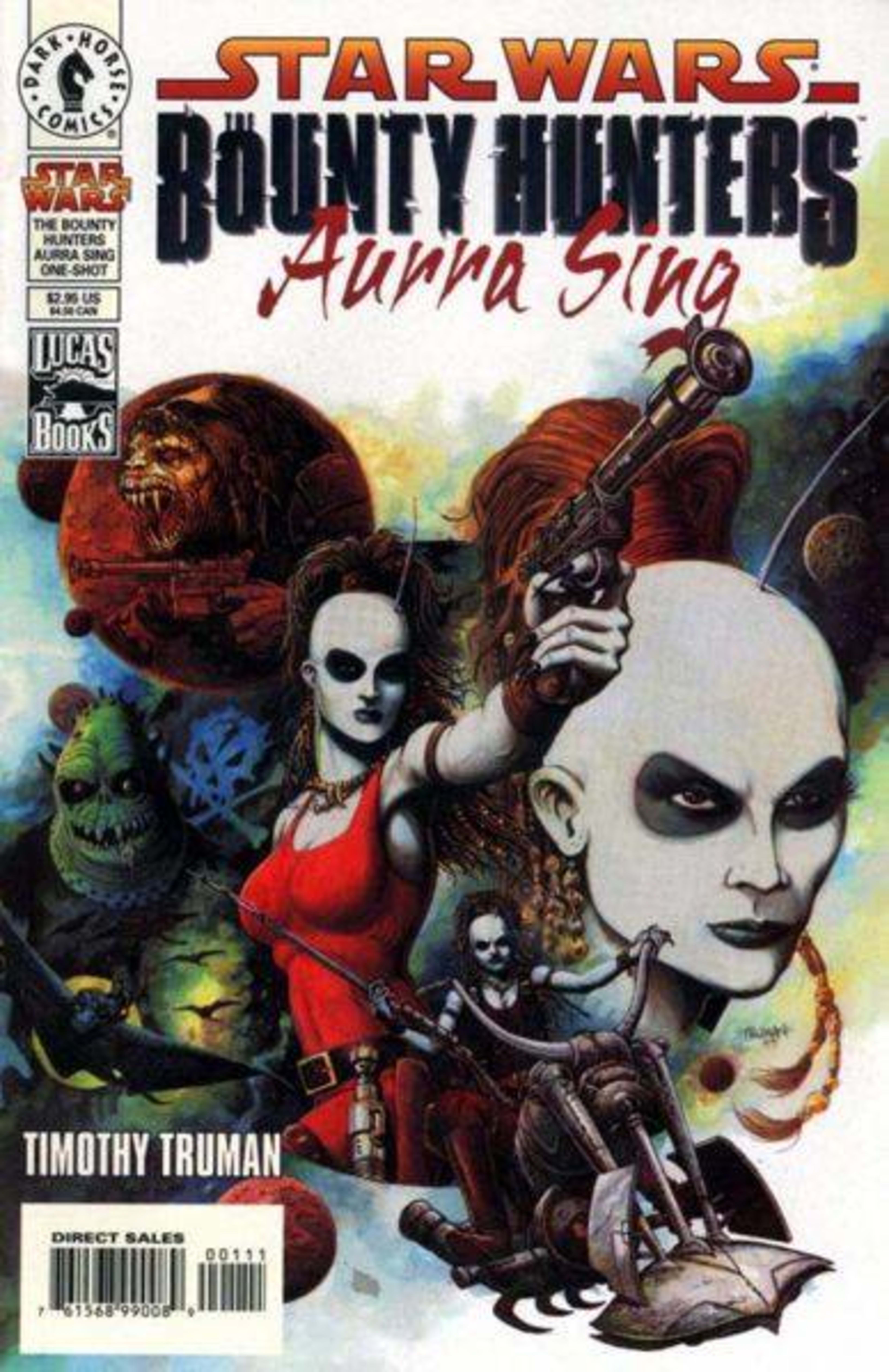 Star Wars: The Bounty Hunters - Aurra Sing cover — © Dark Horse Comics