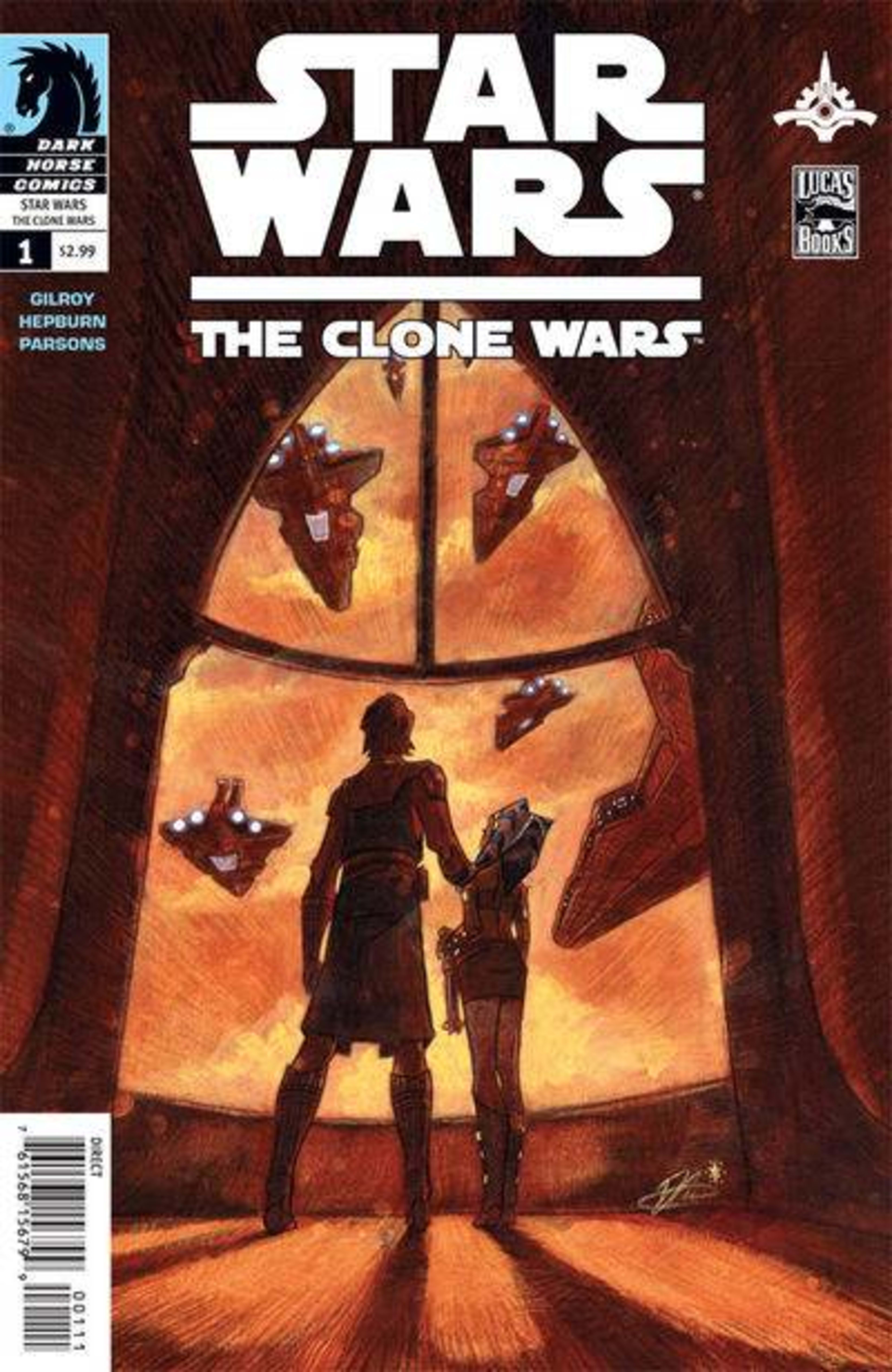 Star Wars: The Clone Wars cover — © Dark Horse Comics