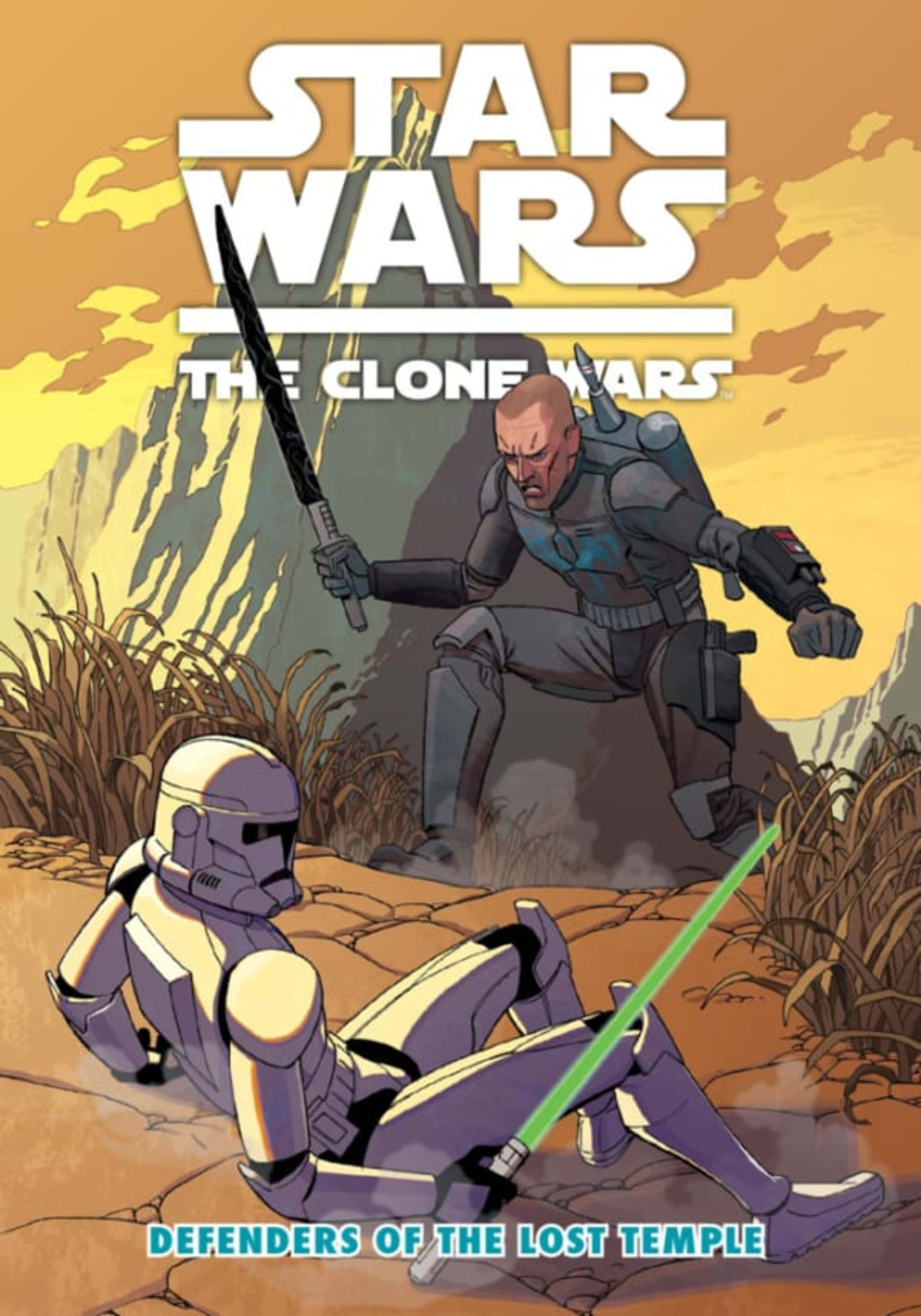 Star Wars: The Clone Wars - Defenders of the Lost Temple cover — © Dark Horse Comics