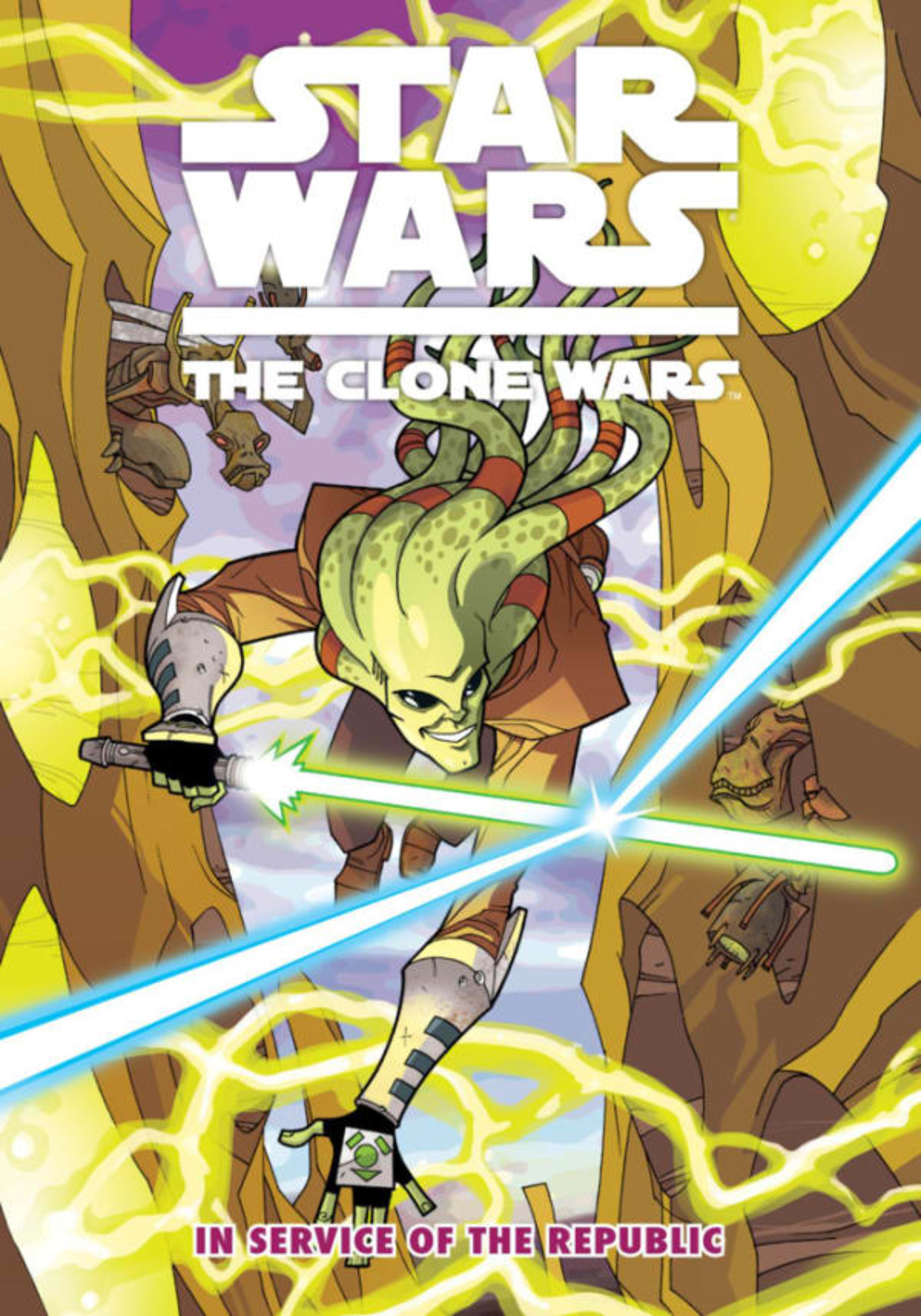 Star Wars: The Clone Wars - In Service of the Republic cover — © Dark Horse Comics