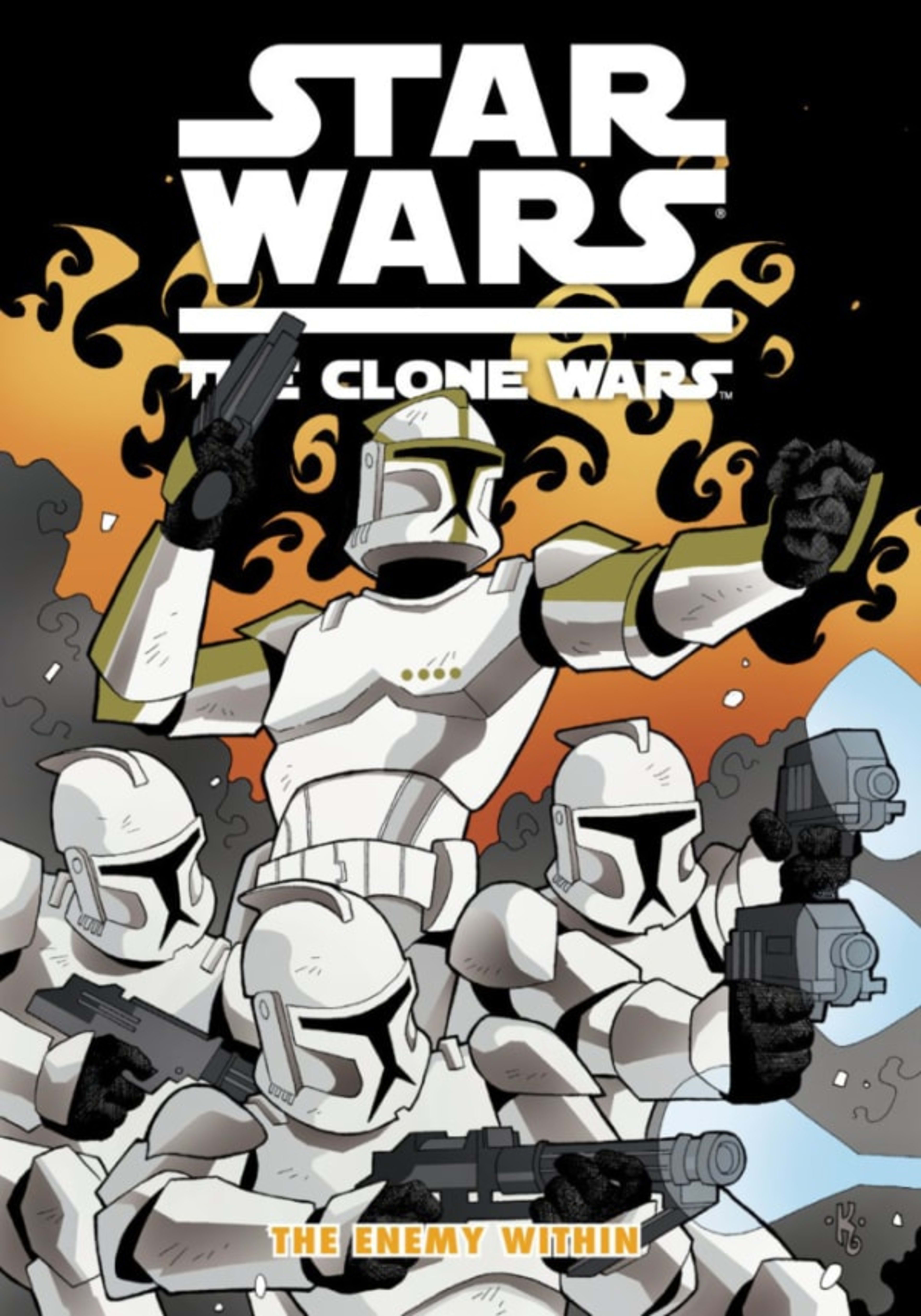 Star Wars: The Clone Wars - The Enemy Within cover — © Dark Horse Comics