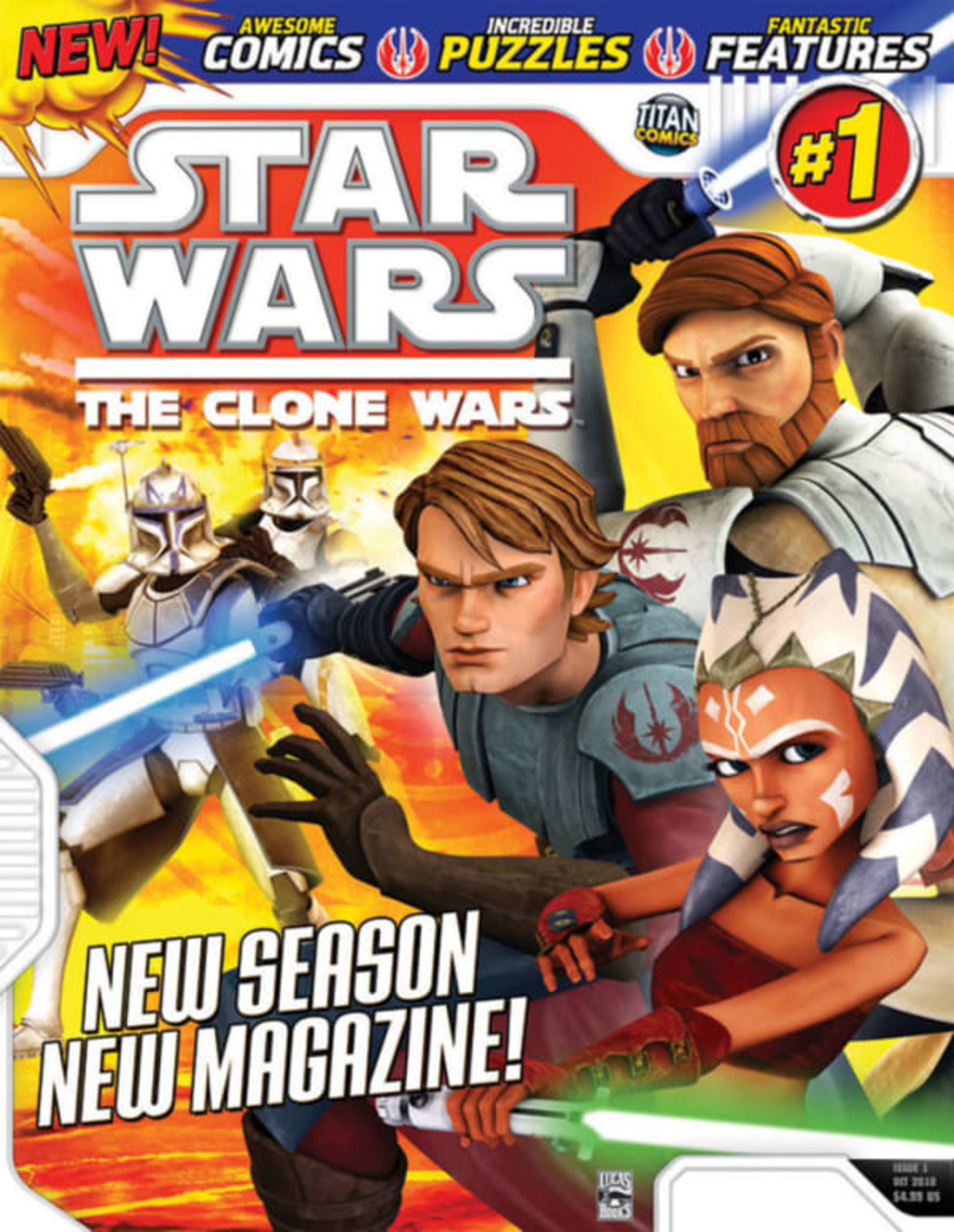 Star Wars: The Clone Wars Magazine cover — © Titan Comics