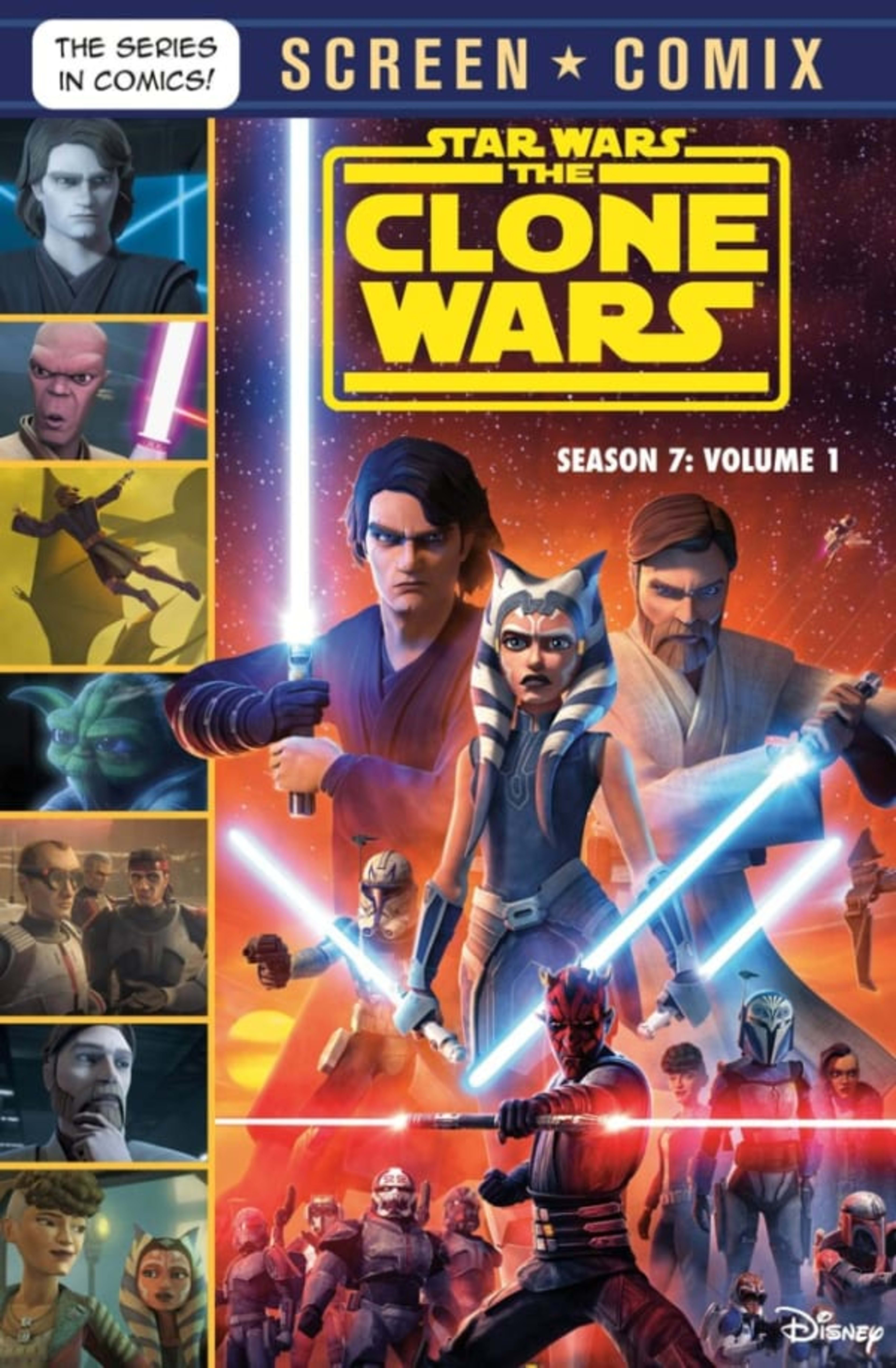 Star Wars: The Clone Wars Screen Comix cover — © Random House