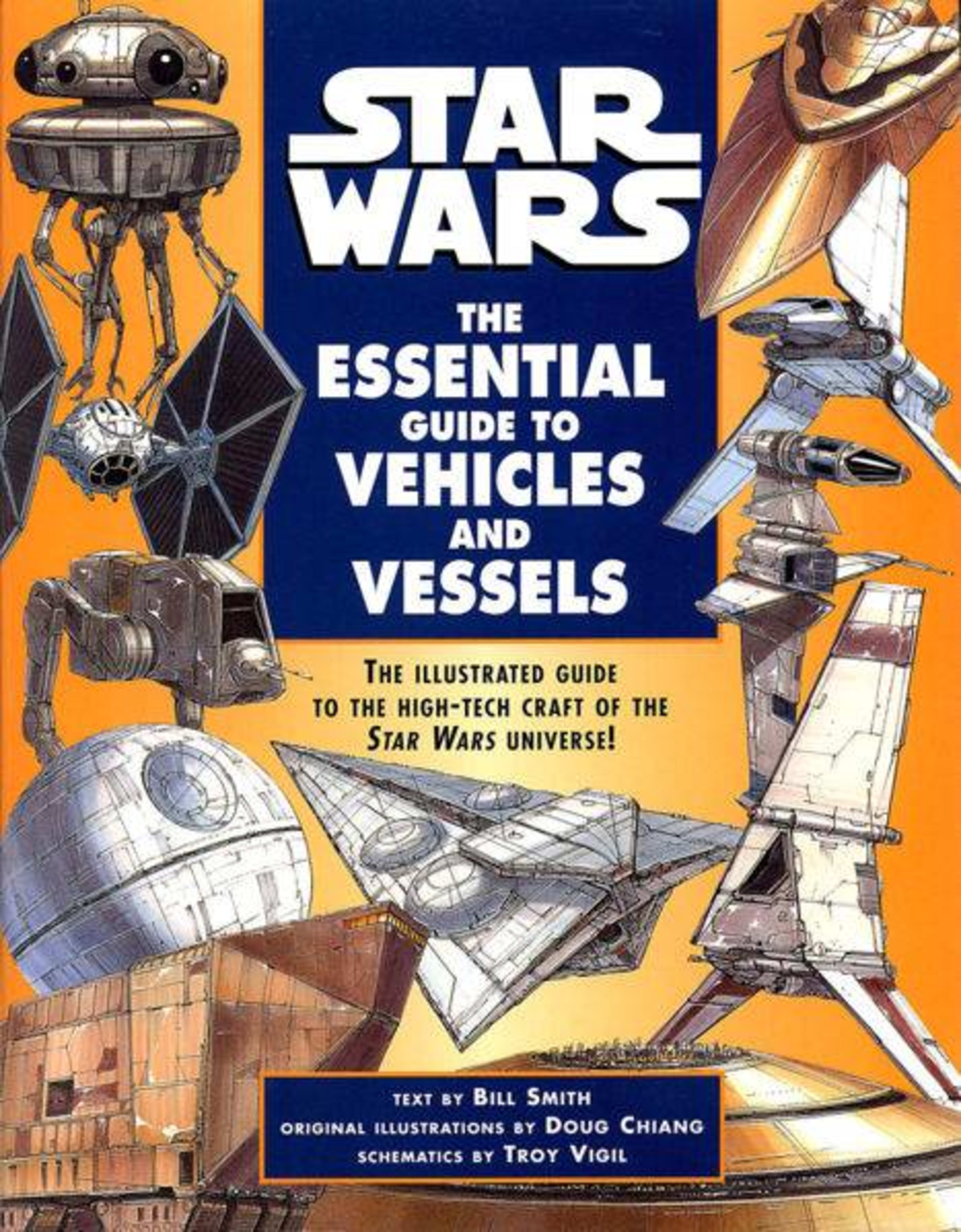 Star Wars: The Essential Guide to Vehicles and Vessels cover — © Random House