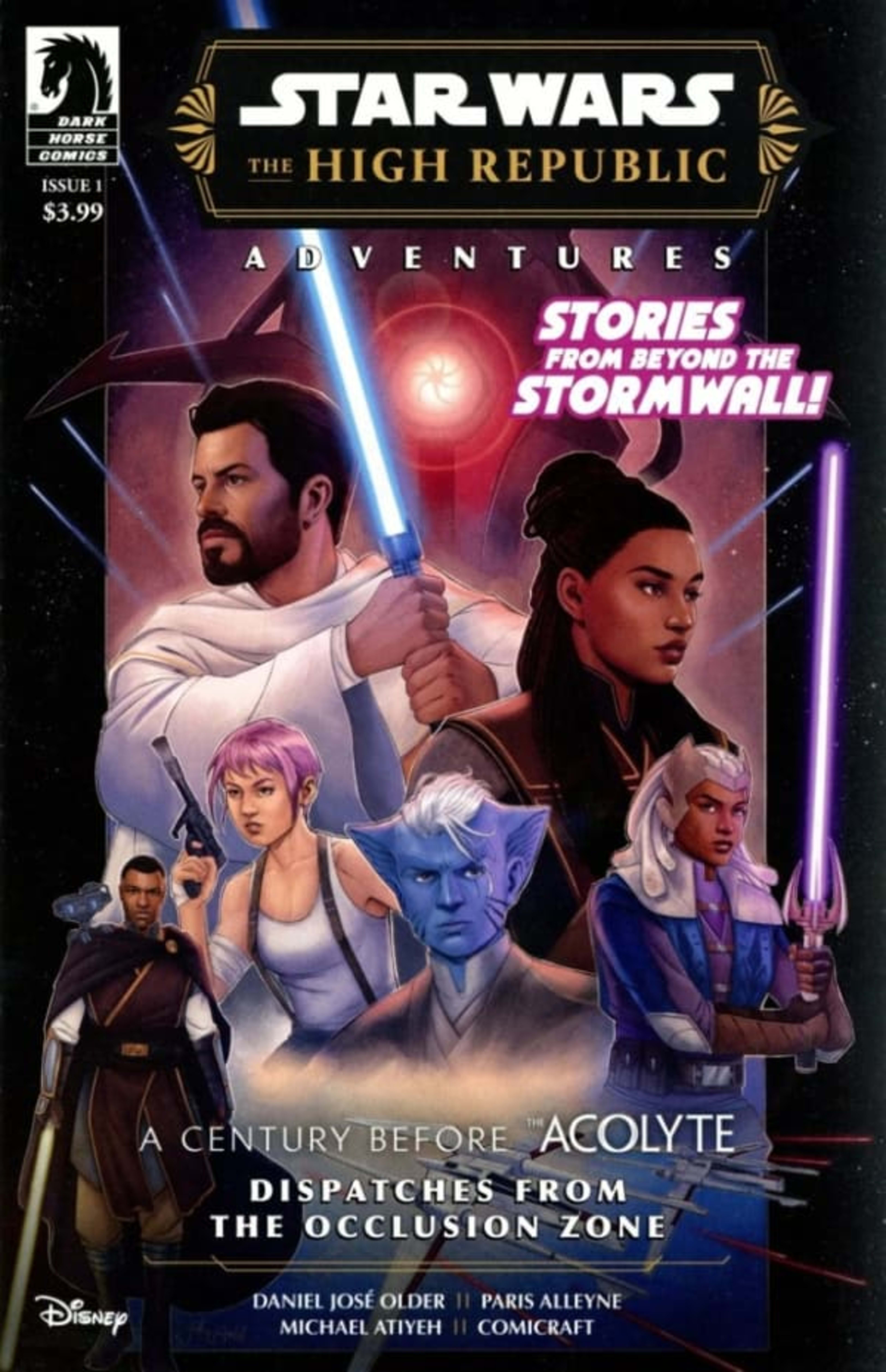 Star Wars: The High Republic Adventures (Phase III)―Dispatches from the Occlusion Zone cover — © Dark Horse Comics