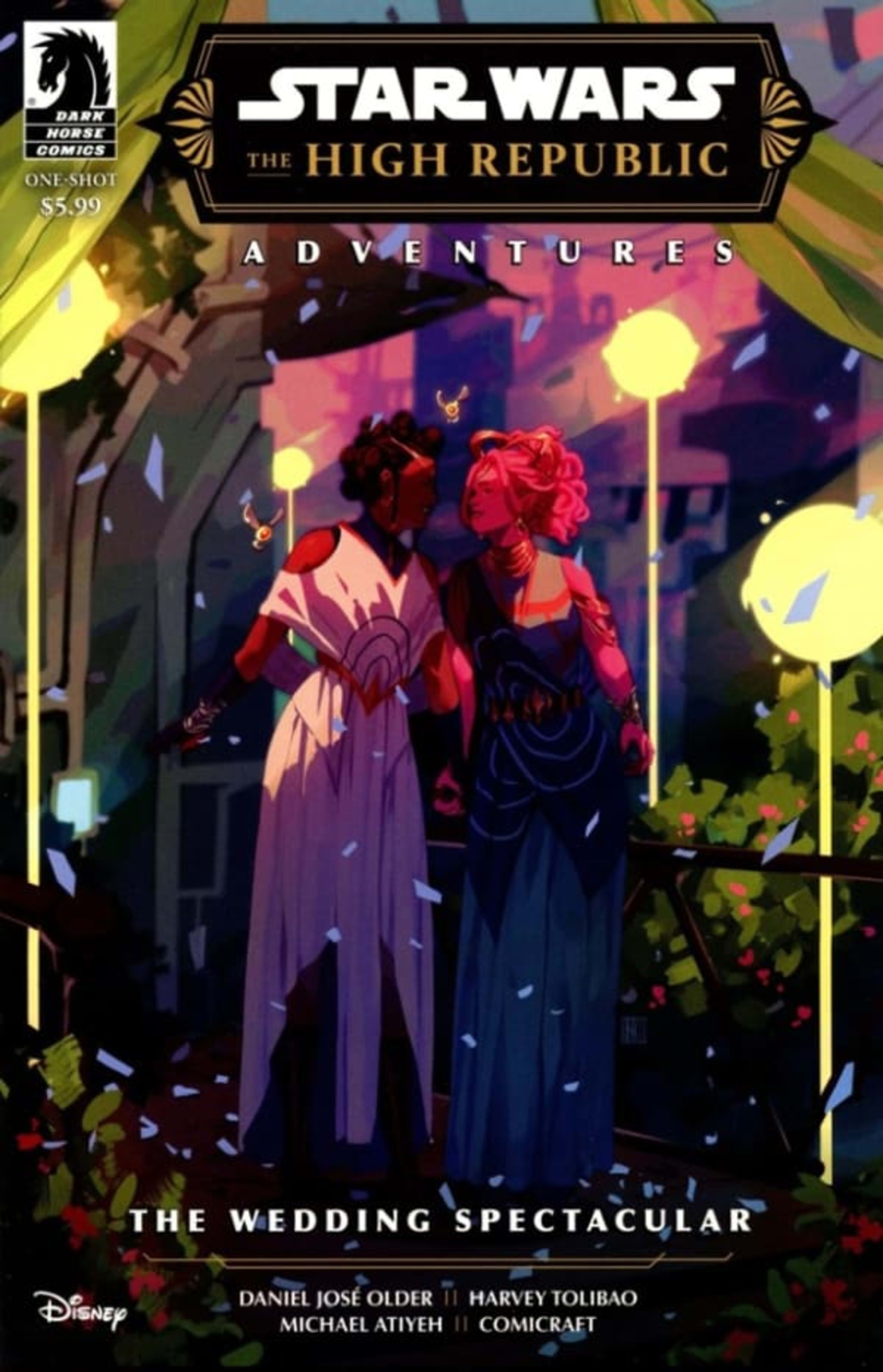 Star Wars: The High Republic Adventures (Phase III)―The Wedding Spectacular cover — © Dark Horse Comics