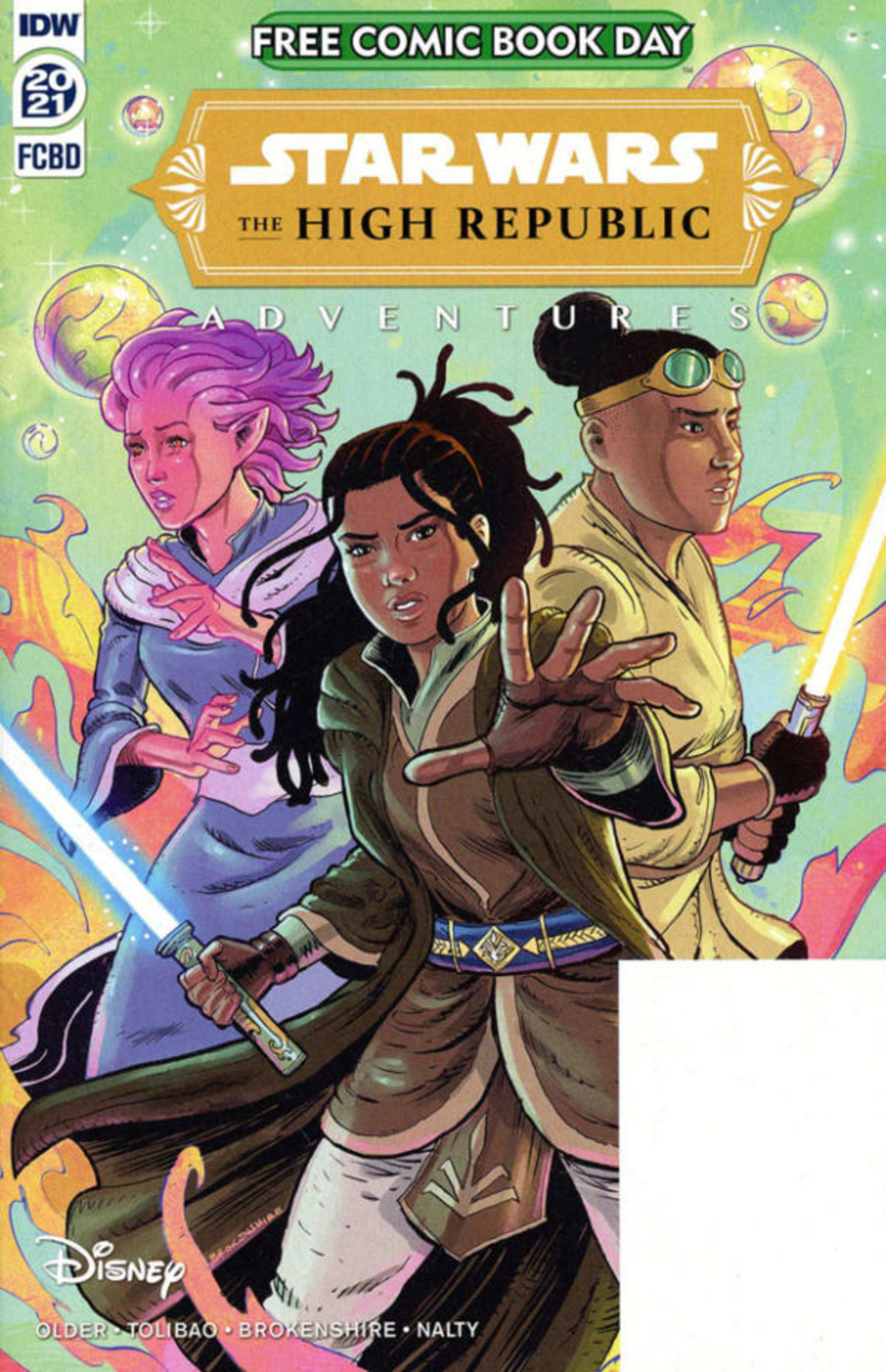 Star Wars: The High Republic Adventures Free Comic Book Day 2021 cover — © IDW Publishing