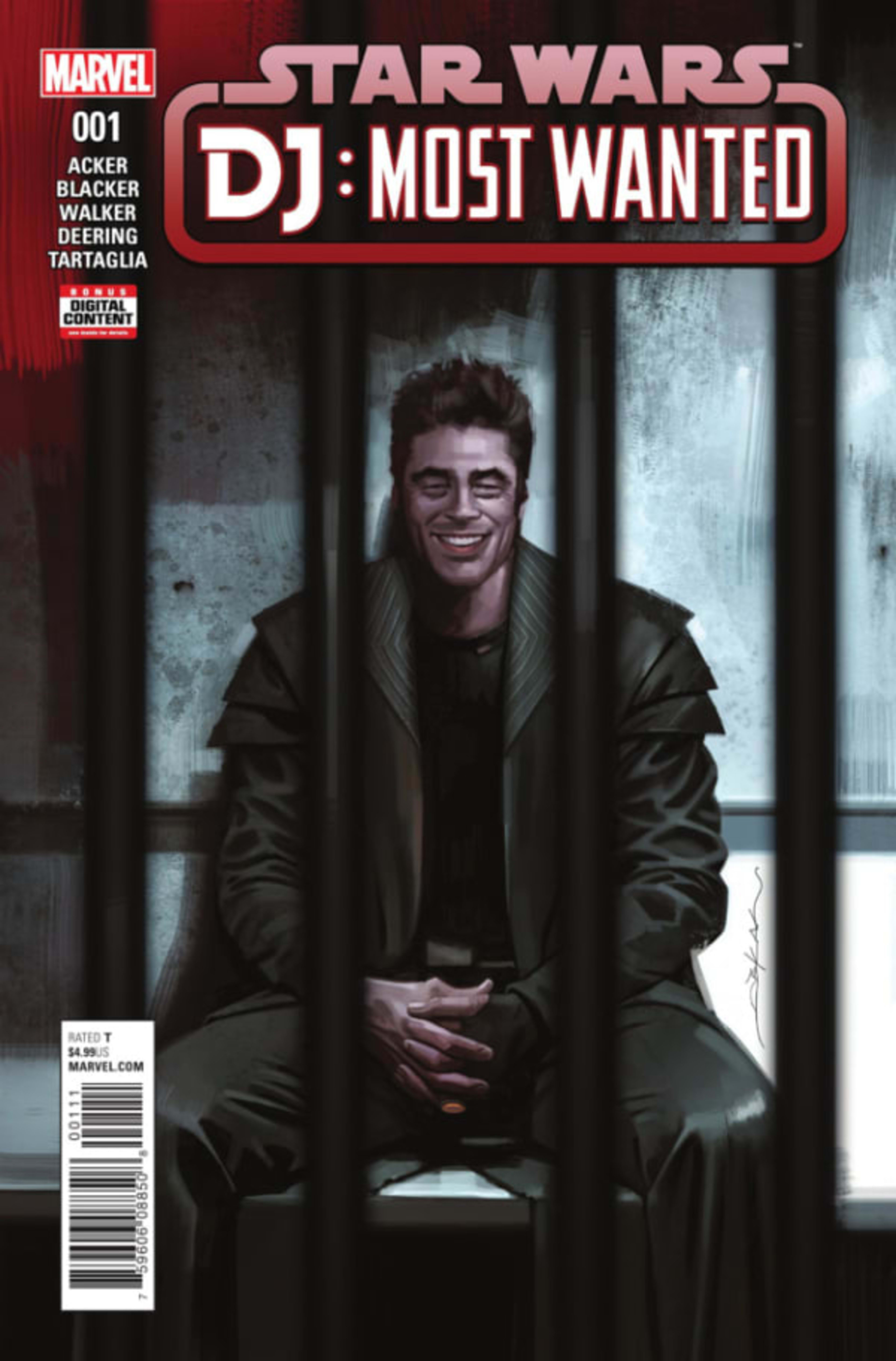 Star Wars: The Last Jedi - DJ - Most Wanted cover — © Marvel