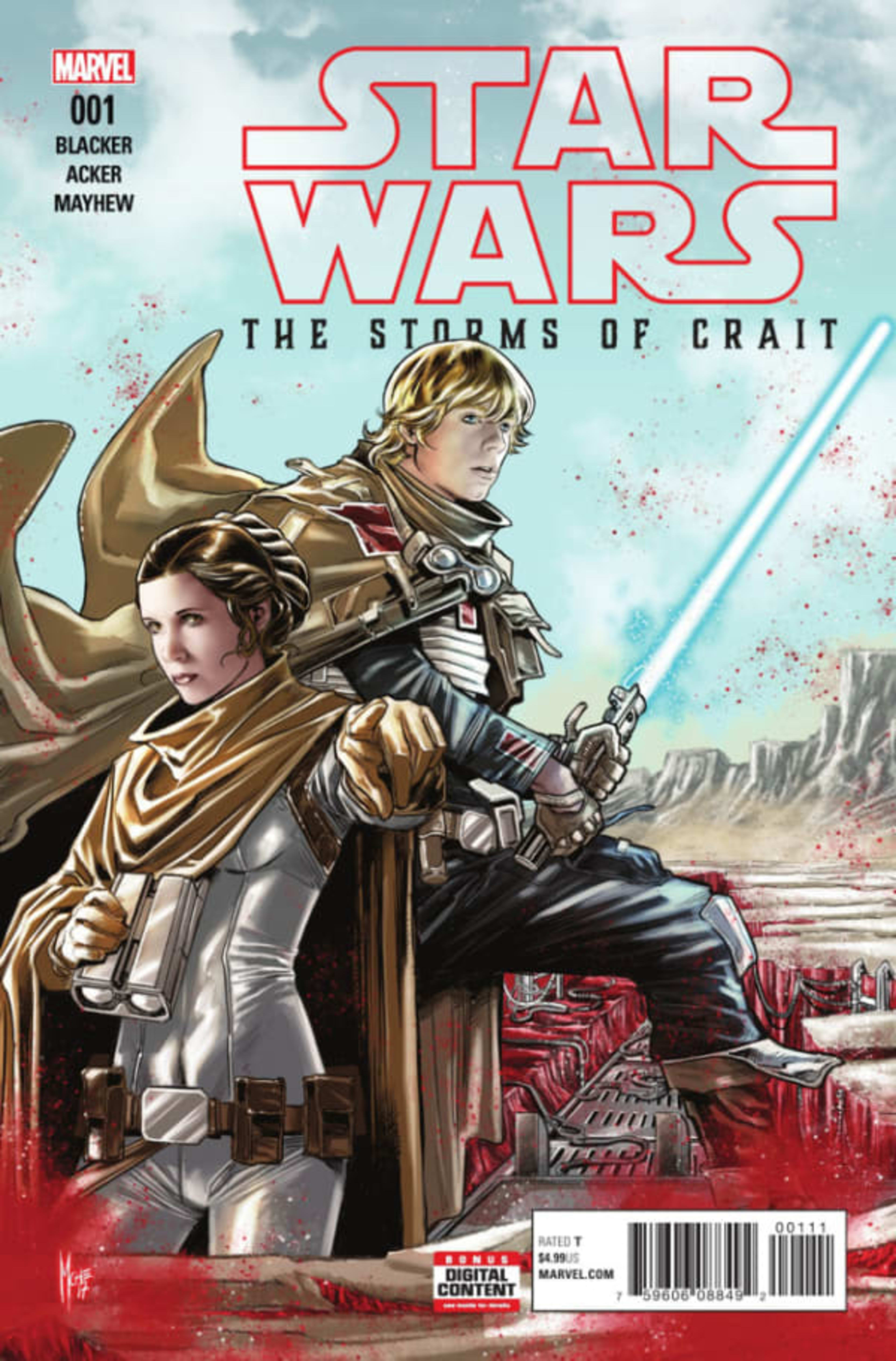 Star Wars: The Last Jedi - The Storms of Crait cover — © Marvel