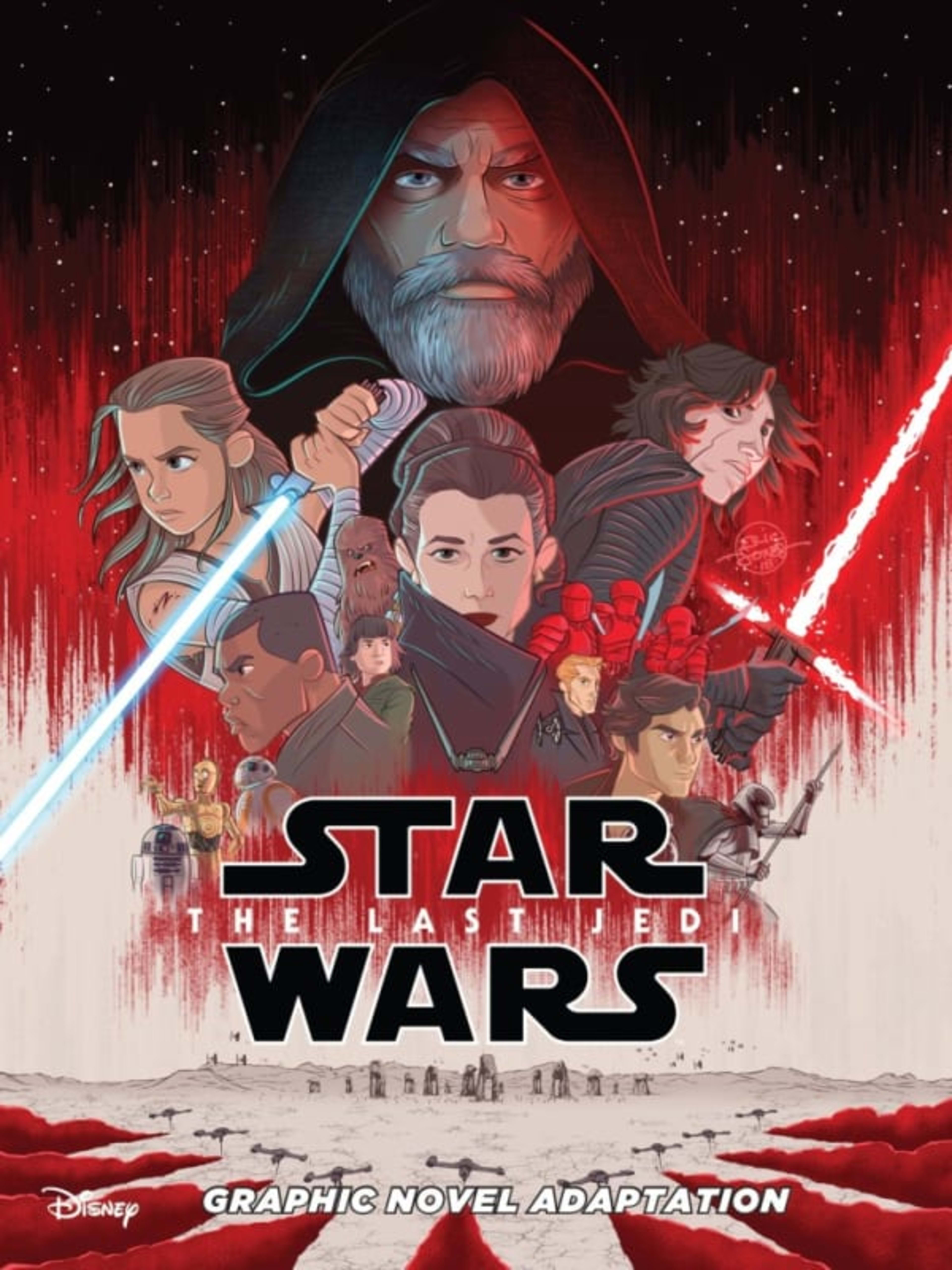 Star Wars: The Last Jedi Graphic Novel Adaptation cover — © IDW Publishing