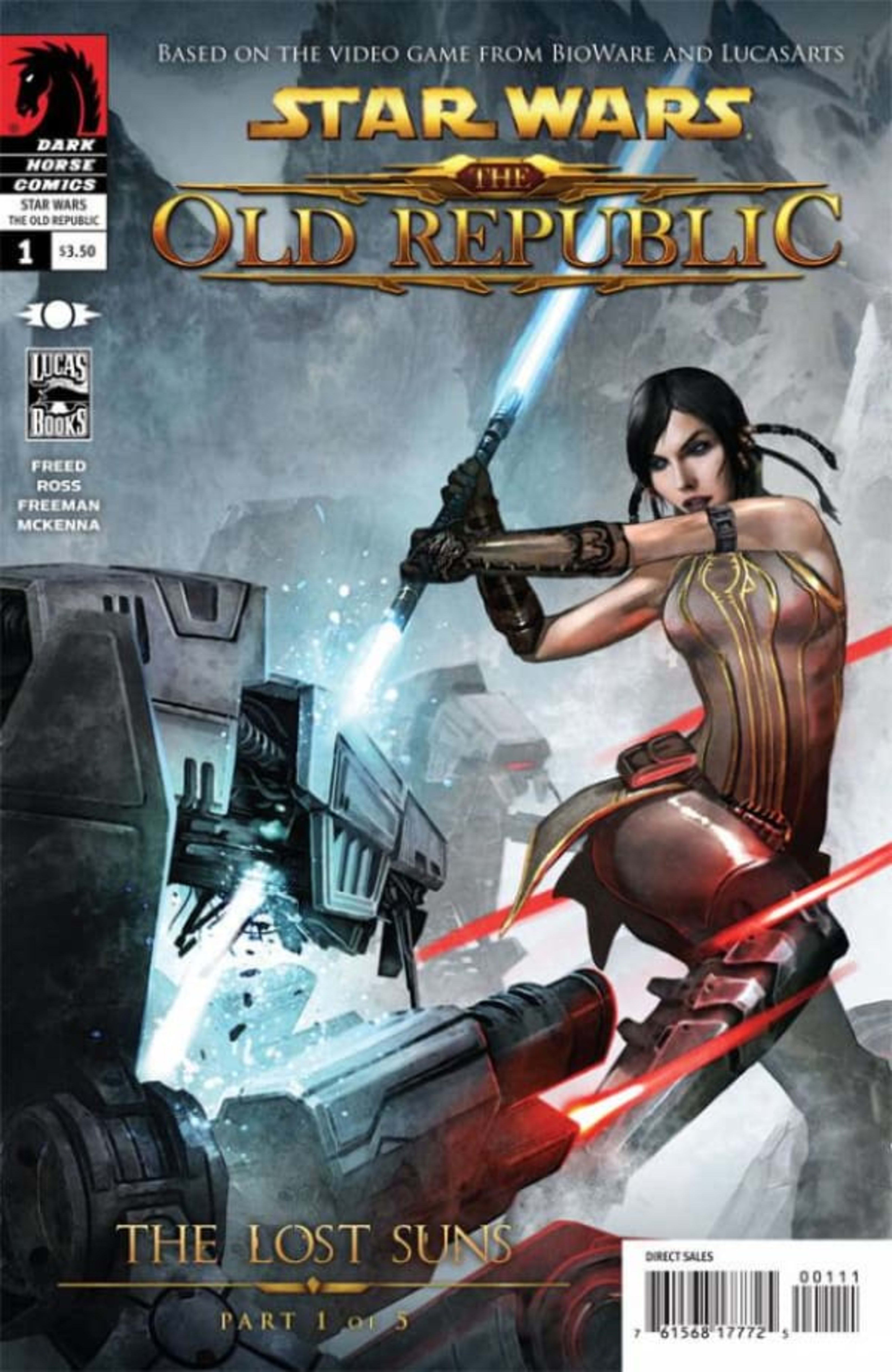 Star Wars: The Old Republic - The Lost Suns cover — © Dark Horse Comics