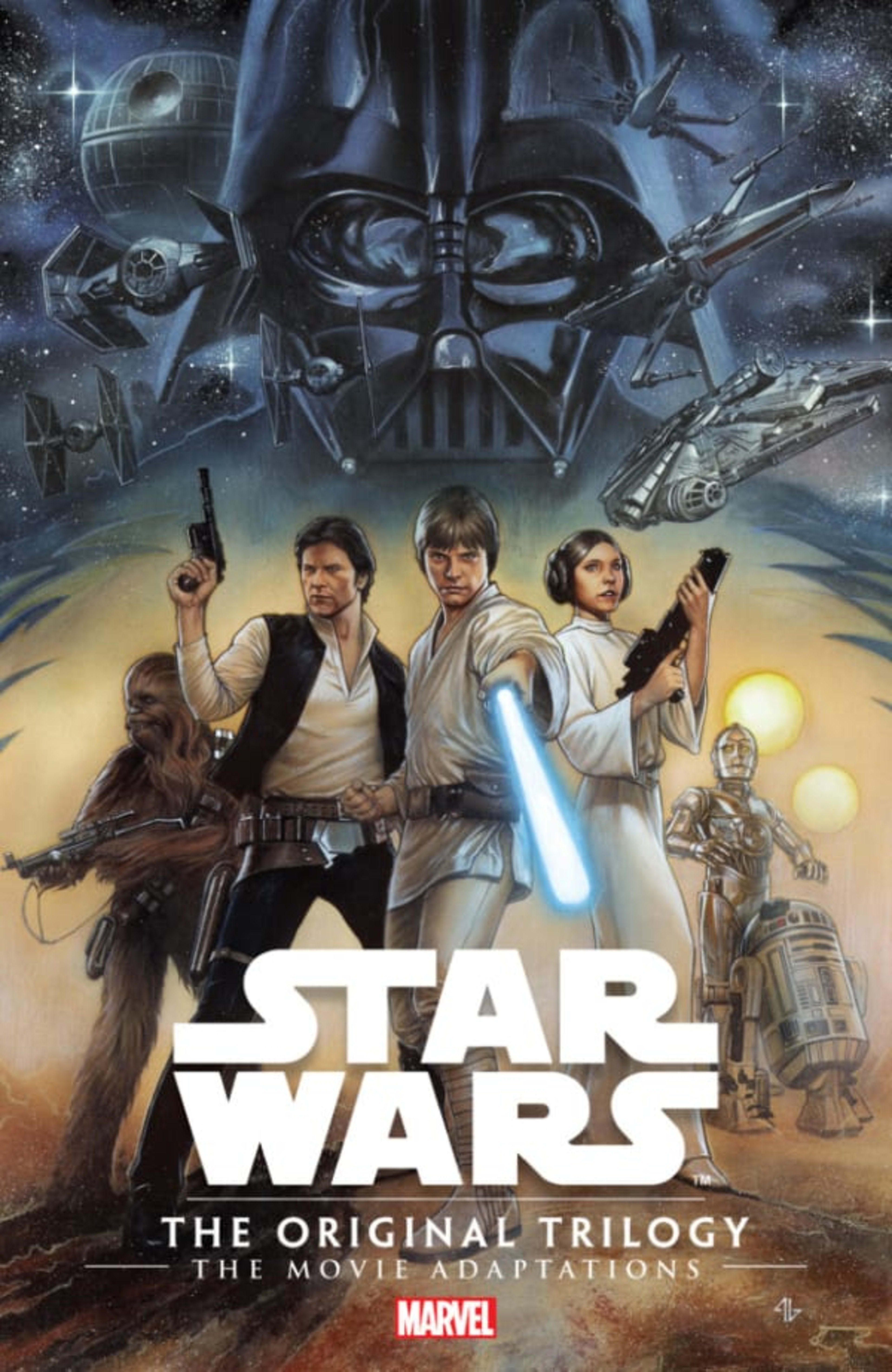 Star Wars: The Original Trilogy: The Movie Adaptations cover — © Marvel
