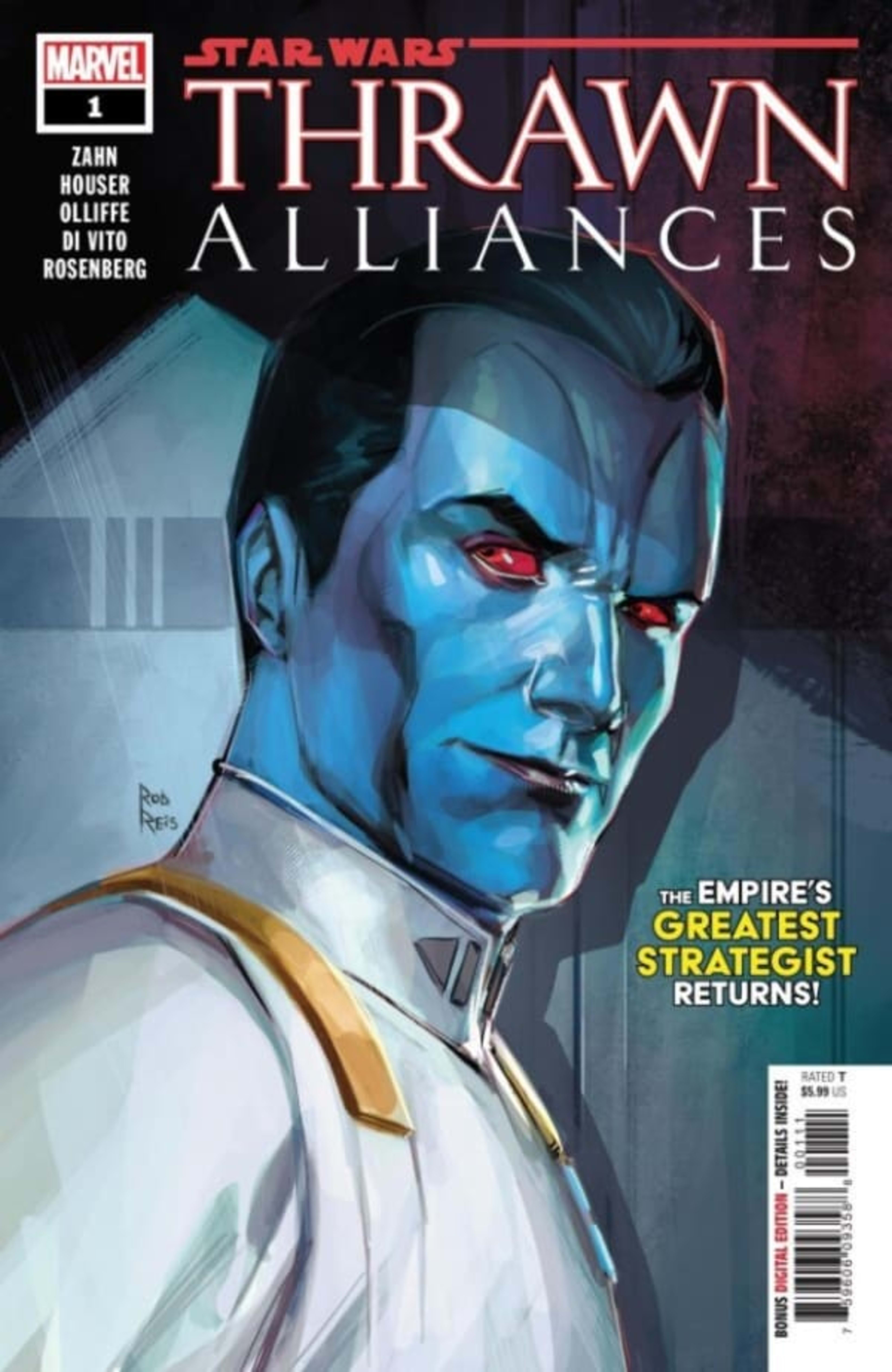 Star Wars: Thrawn - Alliances cover — © Marvel