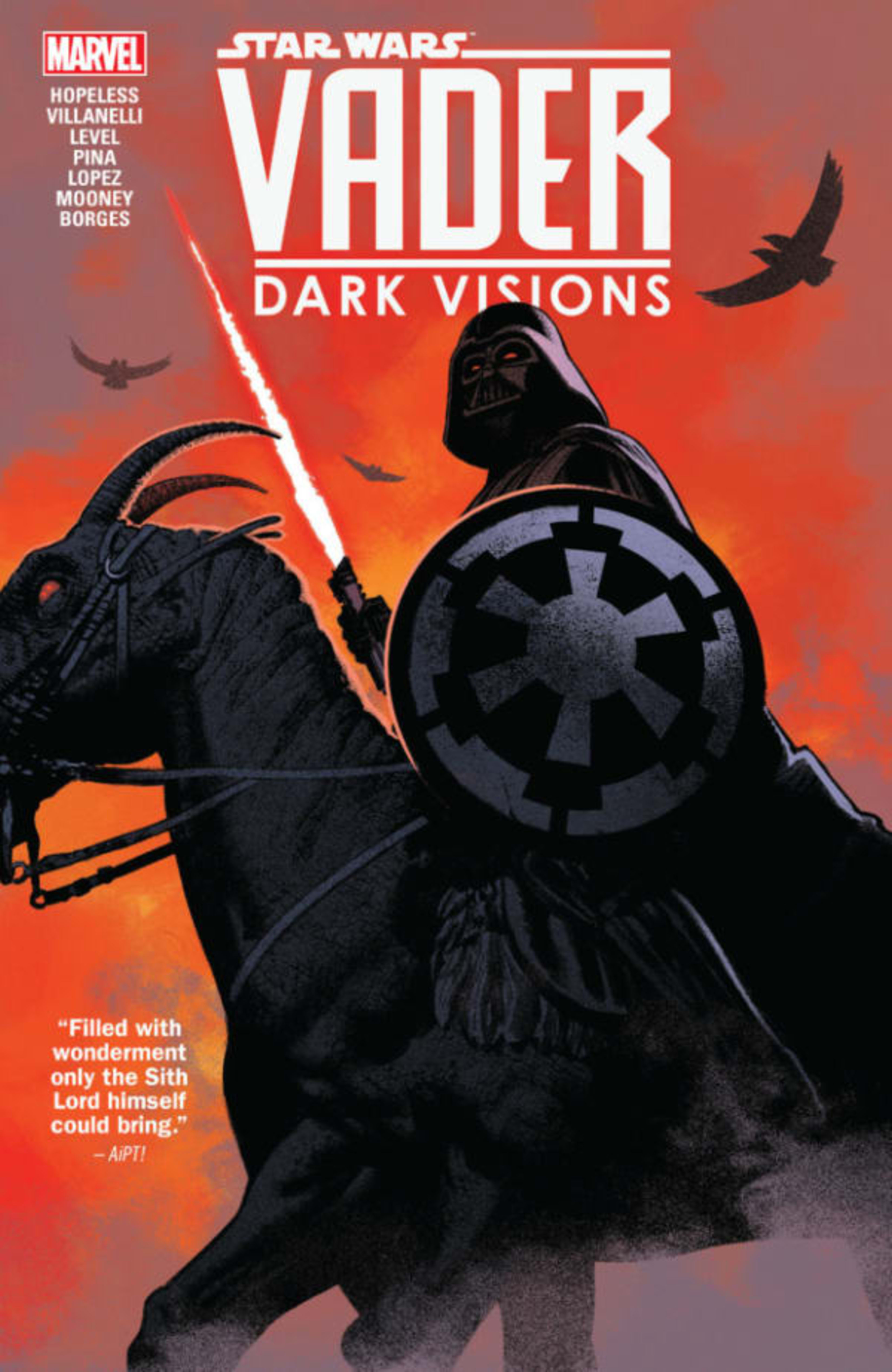 Star Wars: Vader - Dark Visions cover — © Marvel