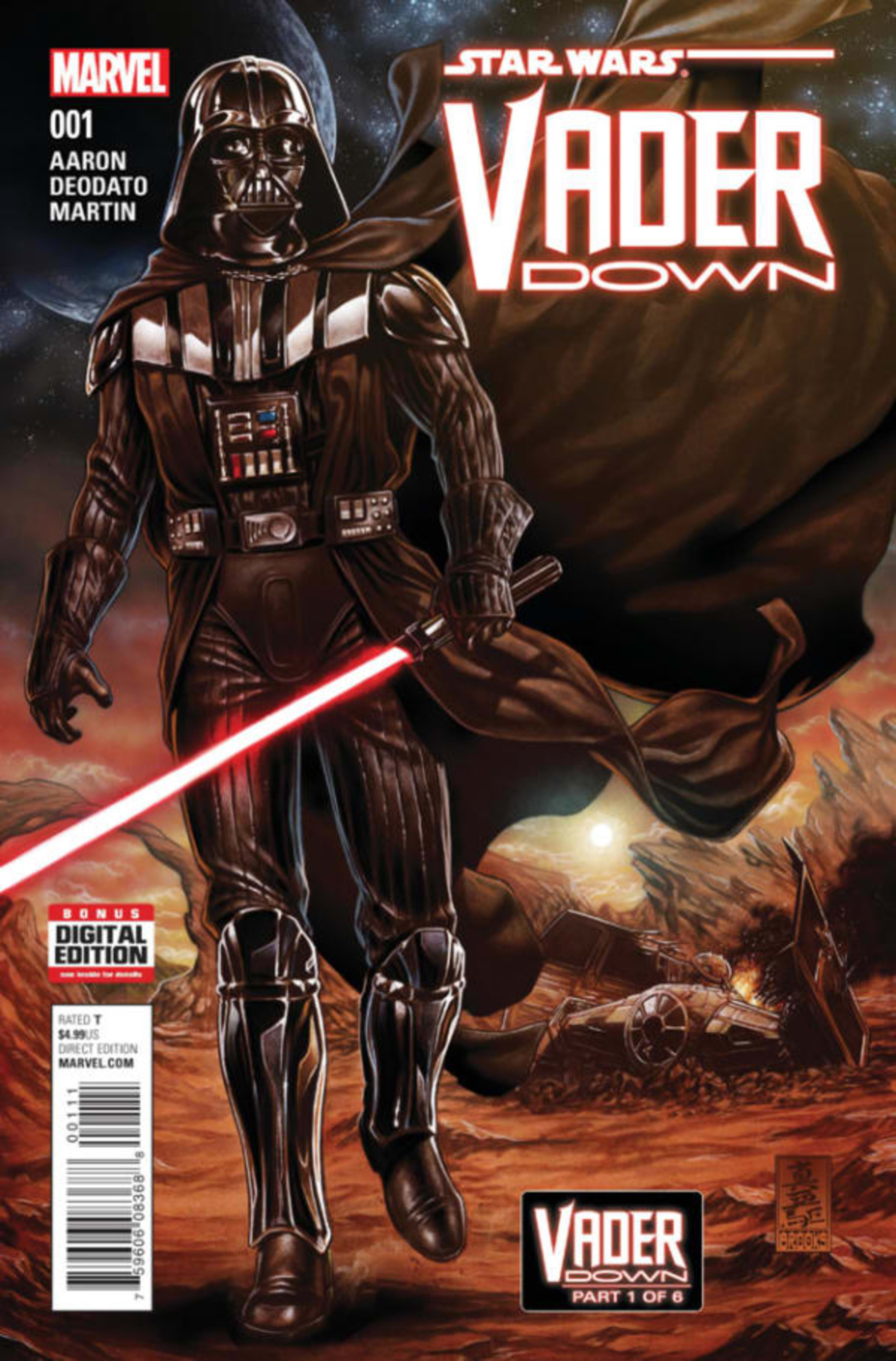 Star Wars: Vader Down cover — © Marvel