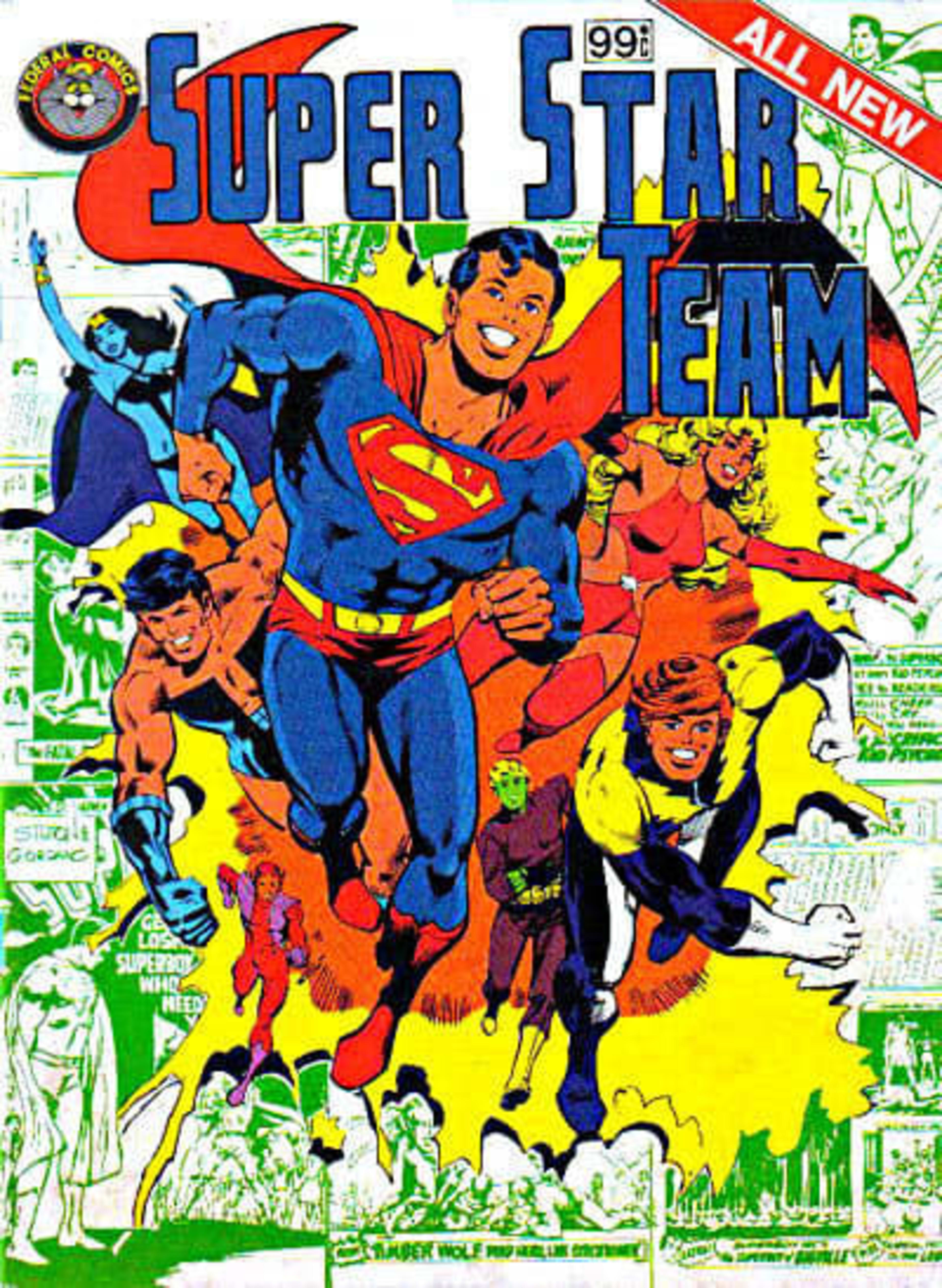 Super Star Team cover — © Federal