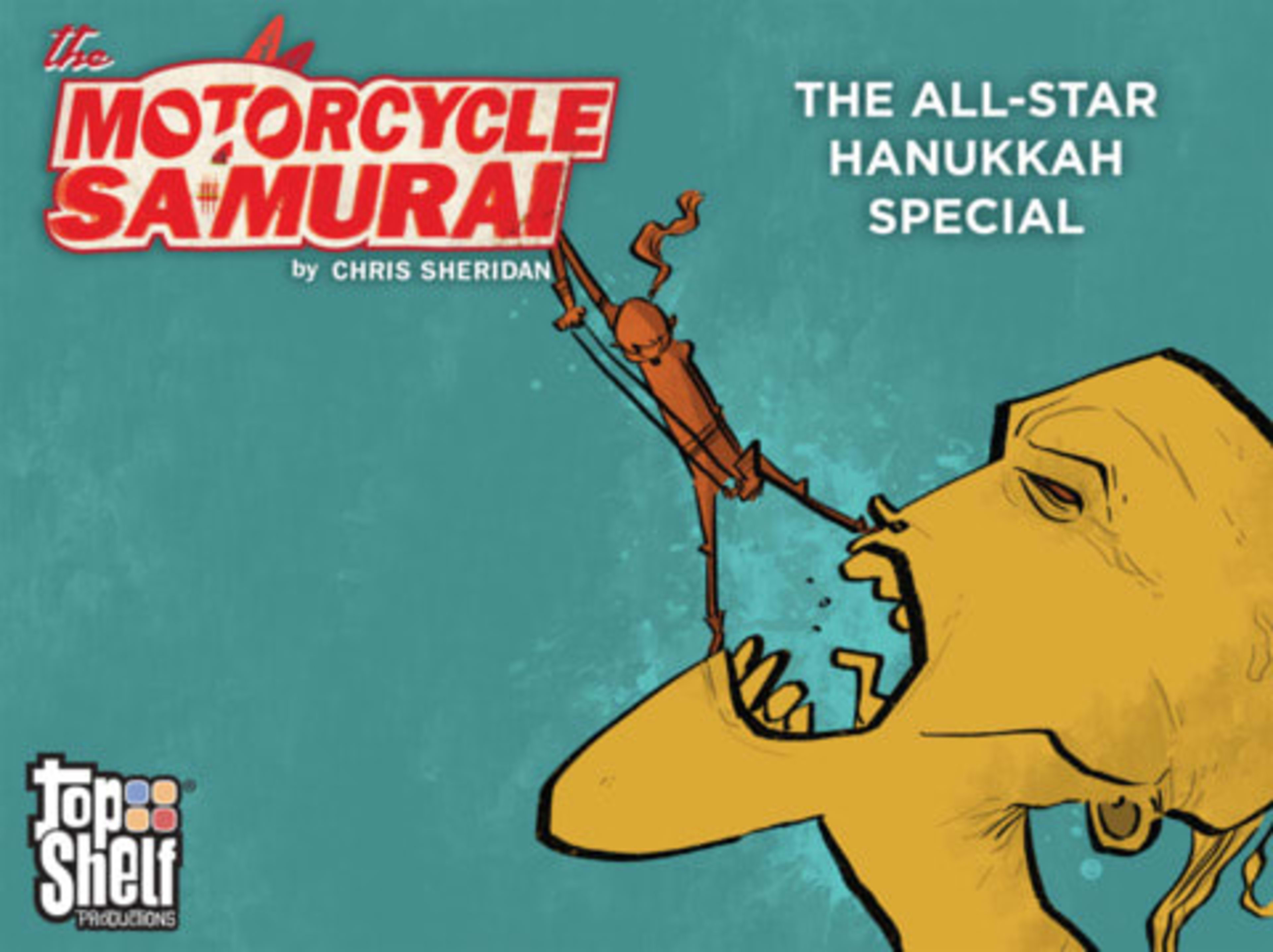 The Motorcycle Samurai: The All-Star Hanukkah Special cover — © Alterna Comics