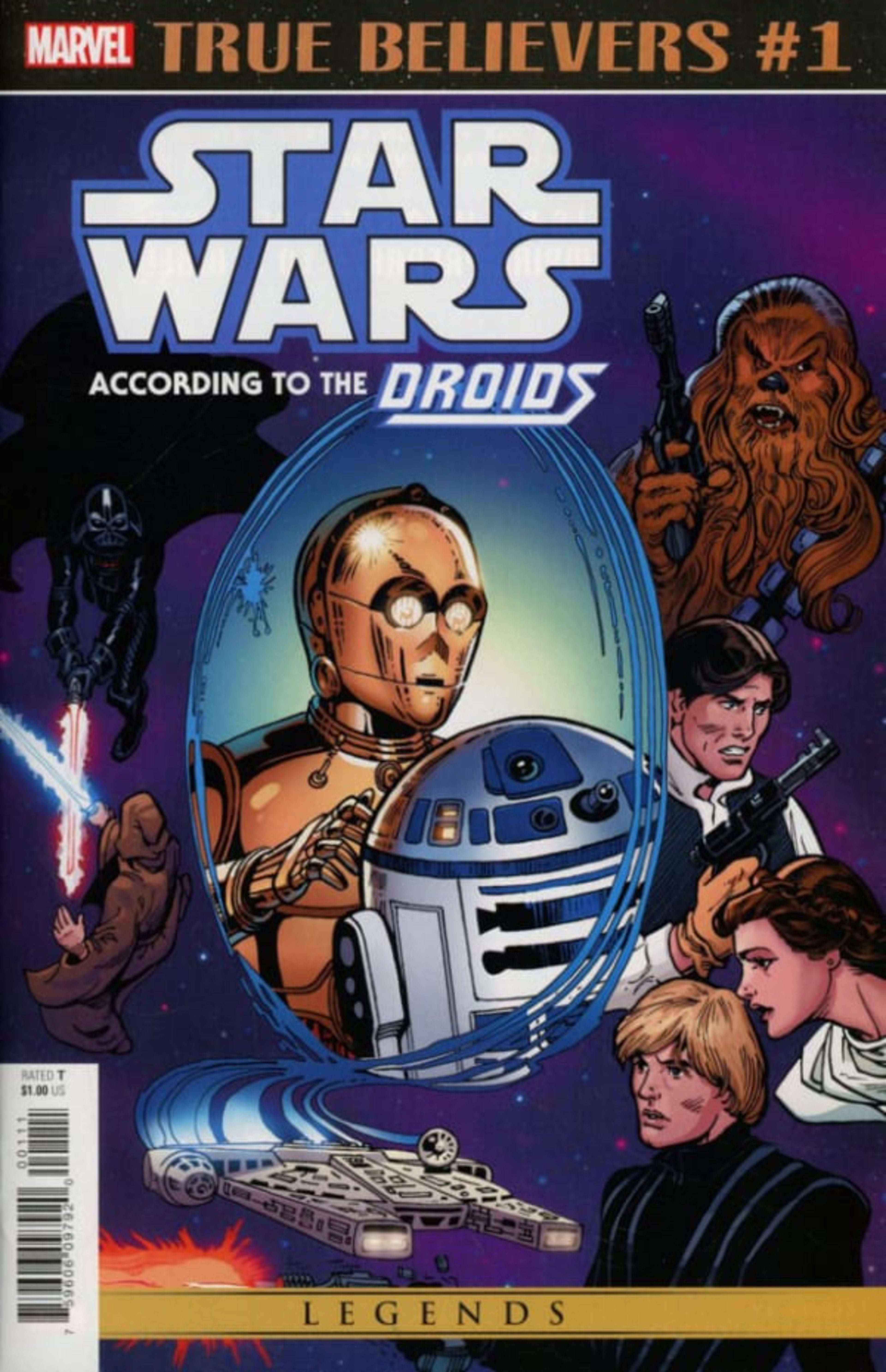 True Believers: Star Wars: According To the Droids cover — © Marvel