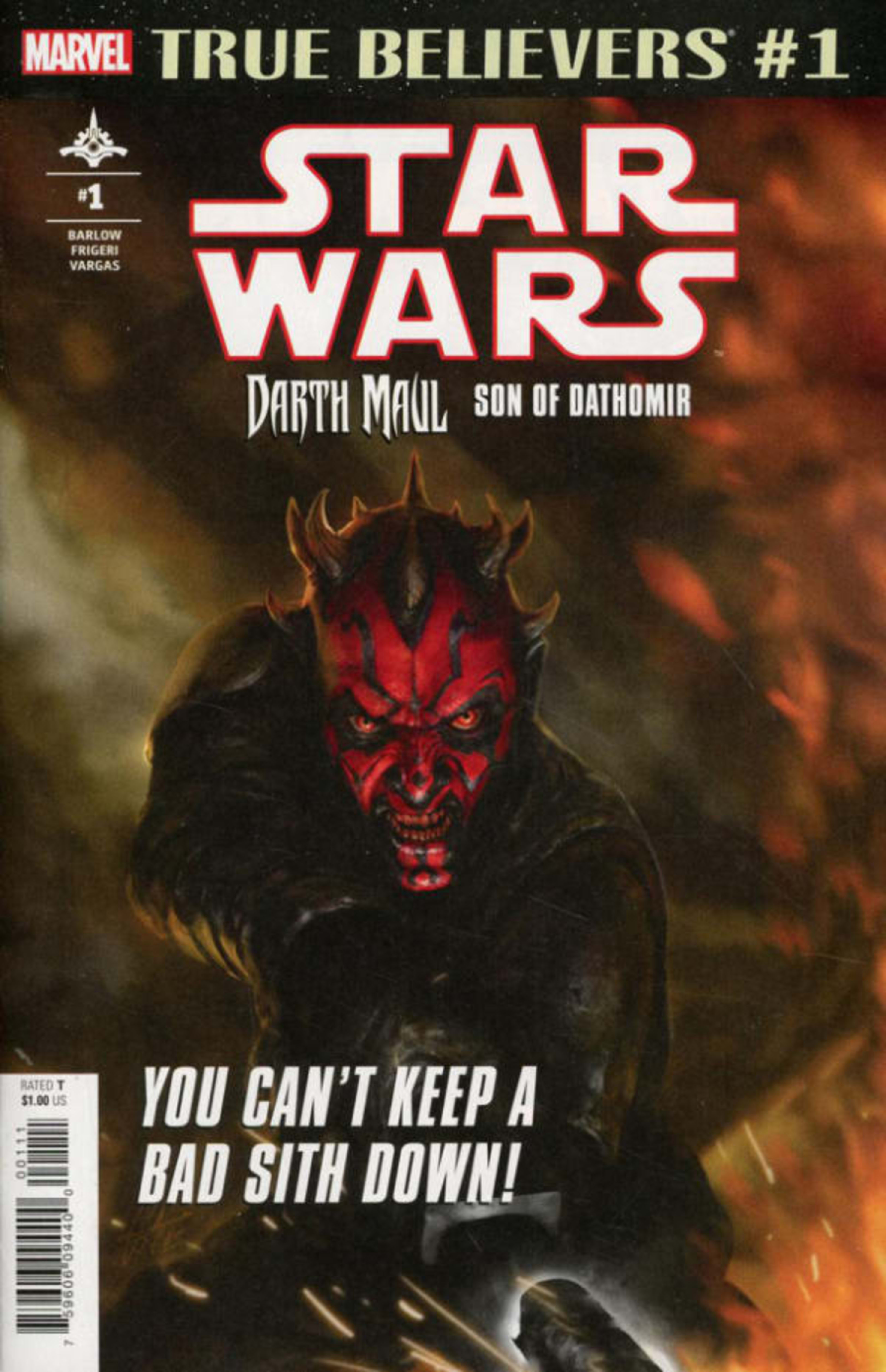 True Believers: Star Wars: Darth Maul cover — © Marvel