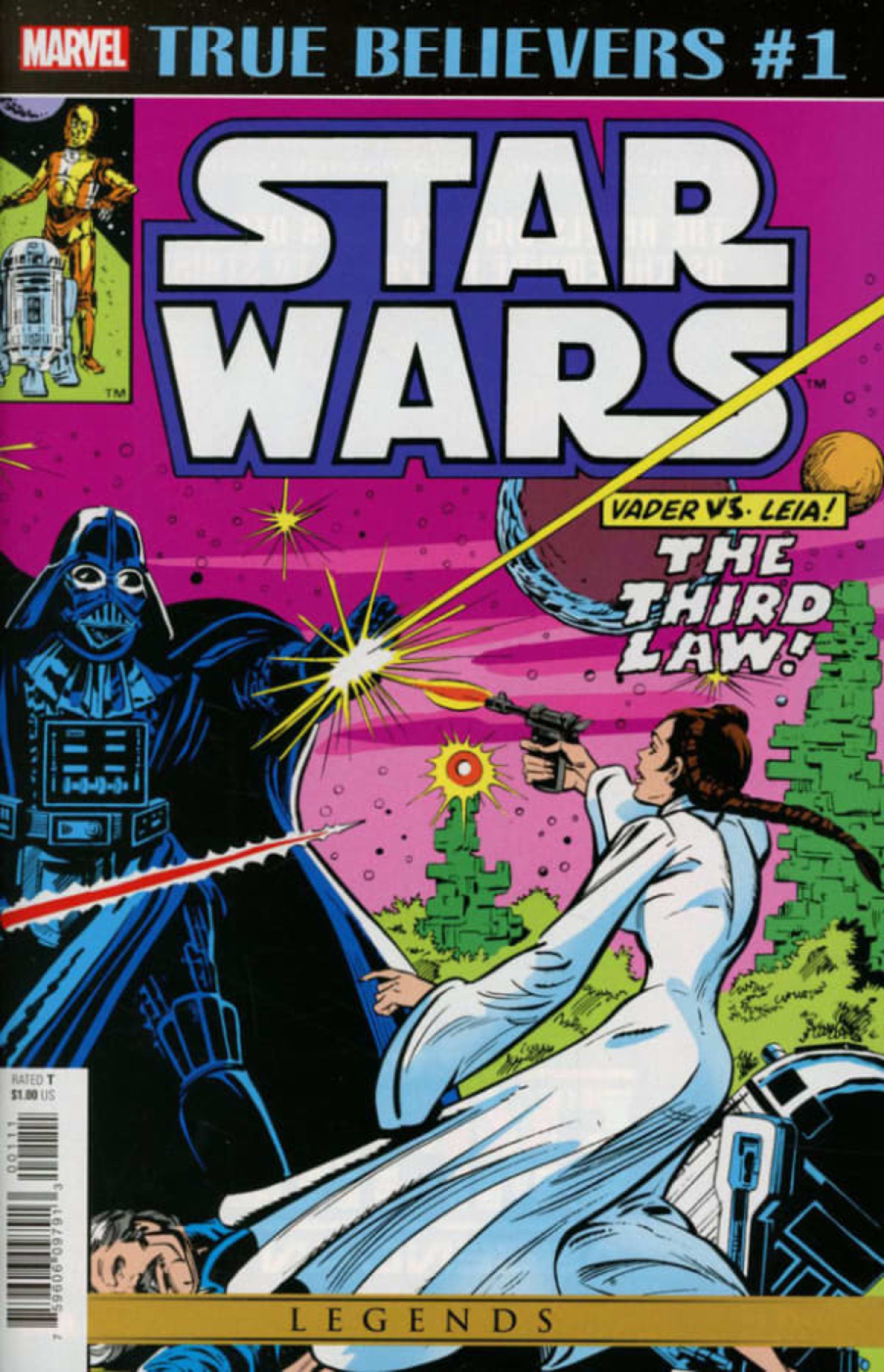 True Believers: Star Wars: Vader vs. Leia! cover — © Marvel