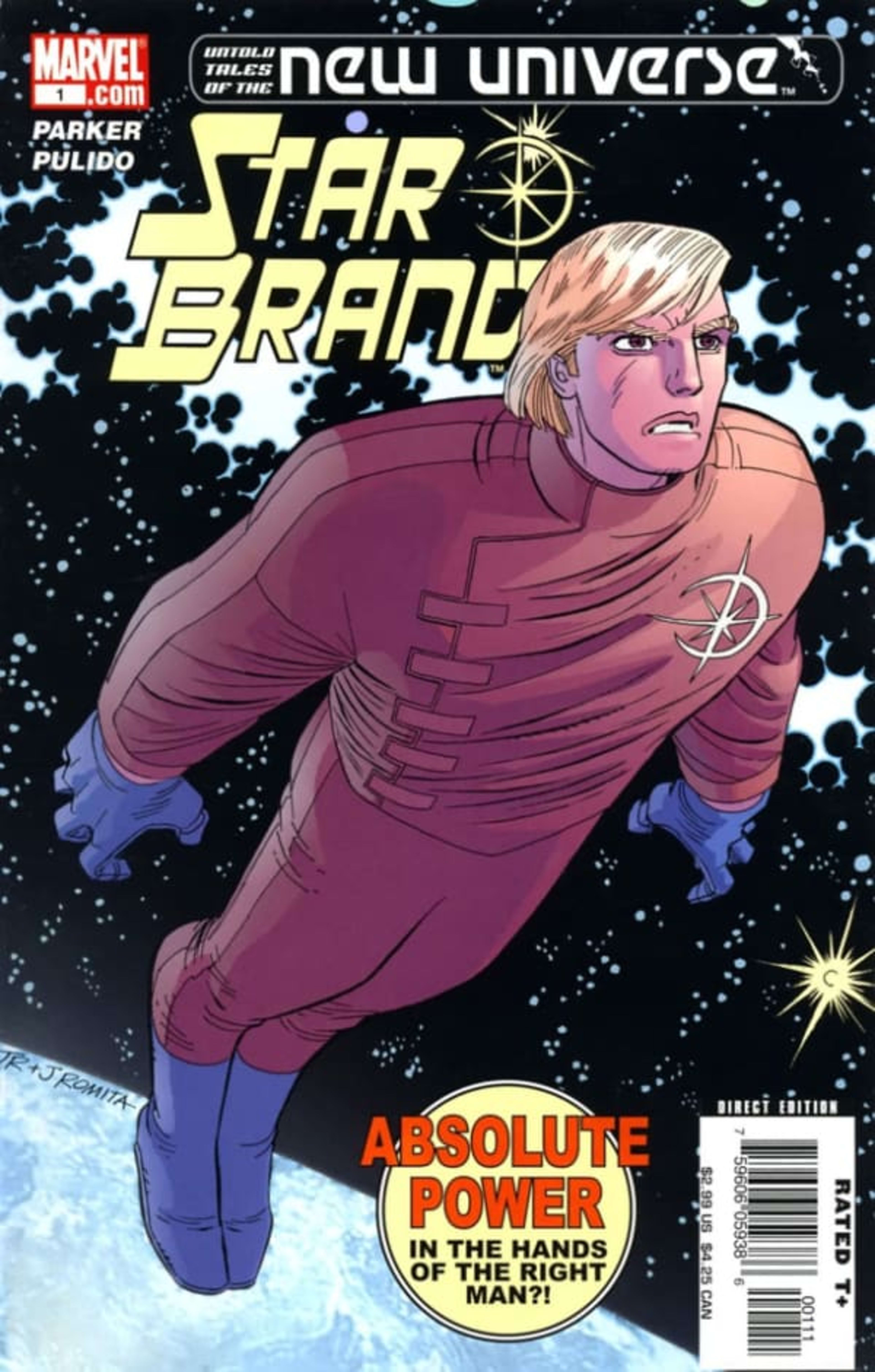 Untold Tales of the New Universe: Star Brand cover — © Marvel