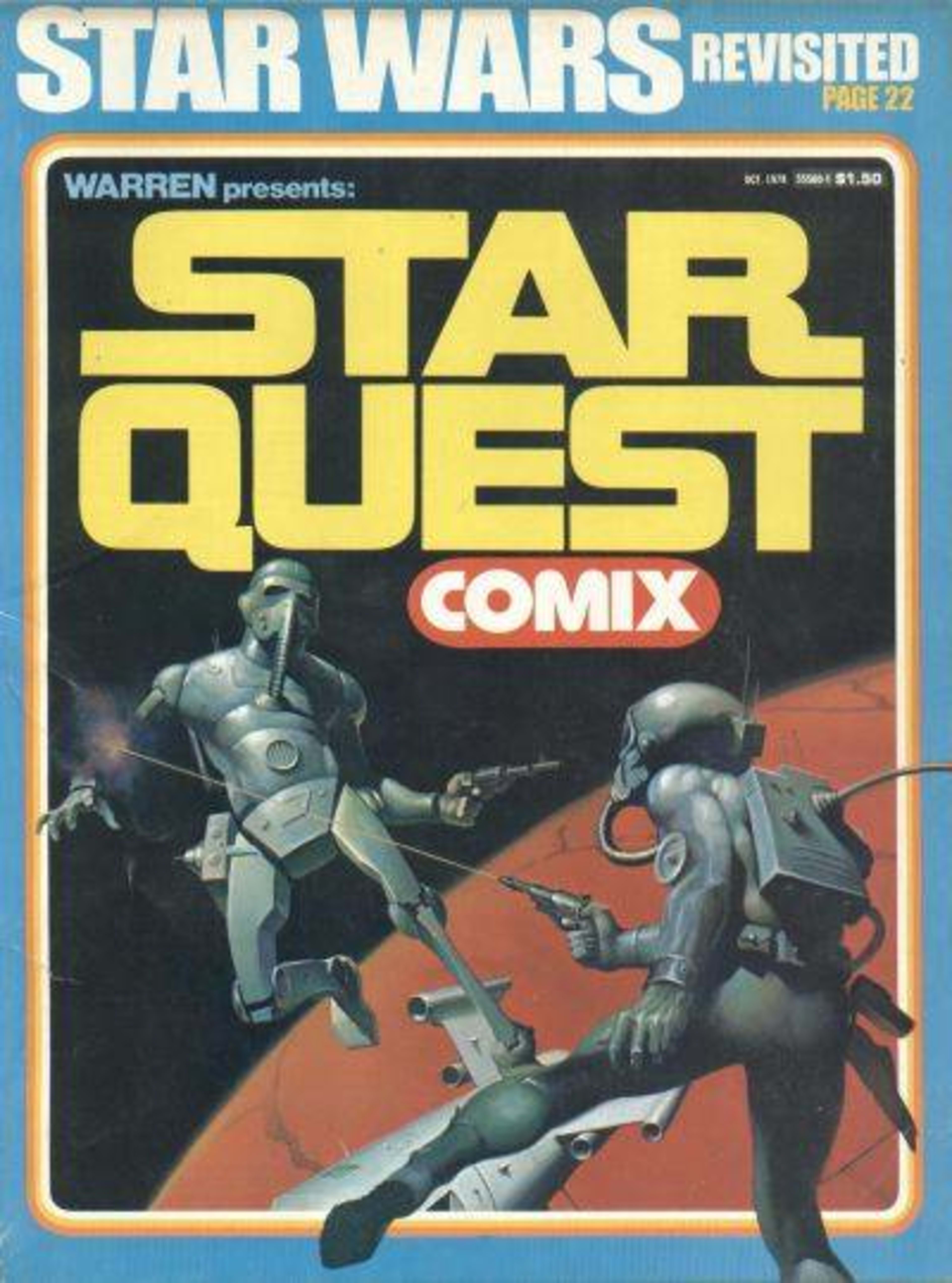 Warren Presents: Star Quest Comix cover — © Warren