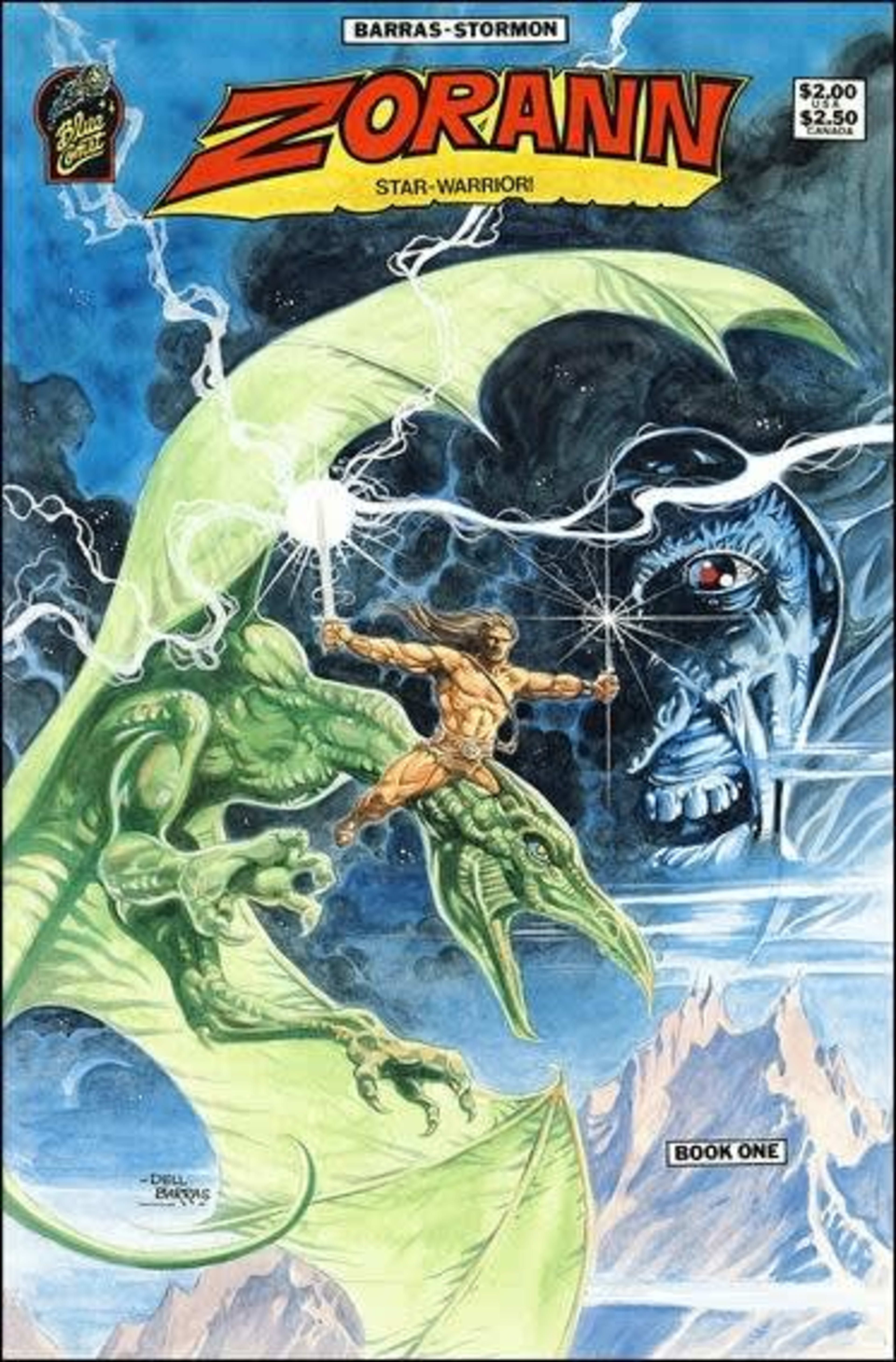Zorann: Star-Warrior! cover — © Blue Comet Press