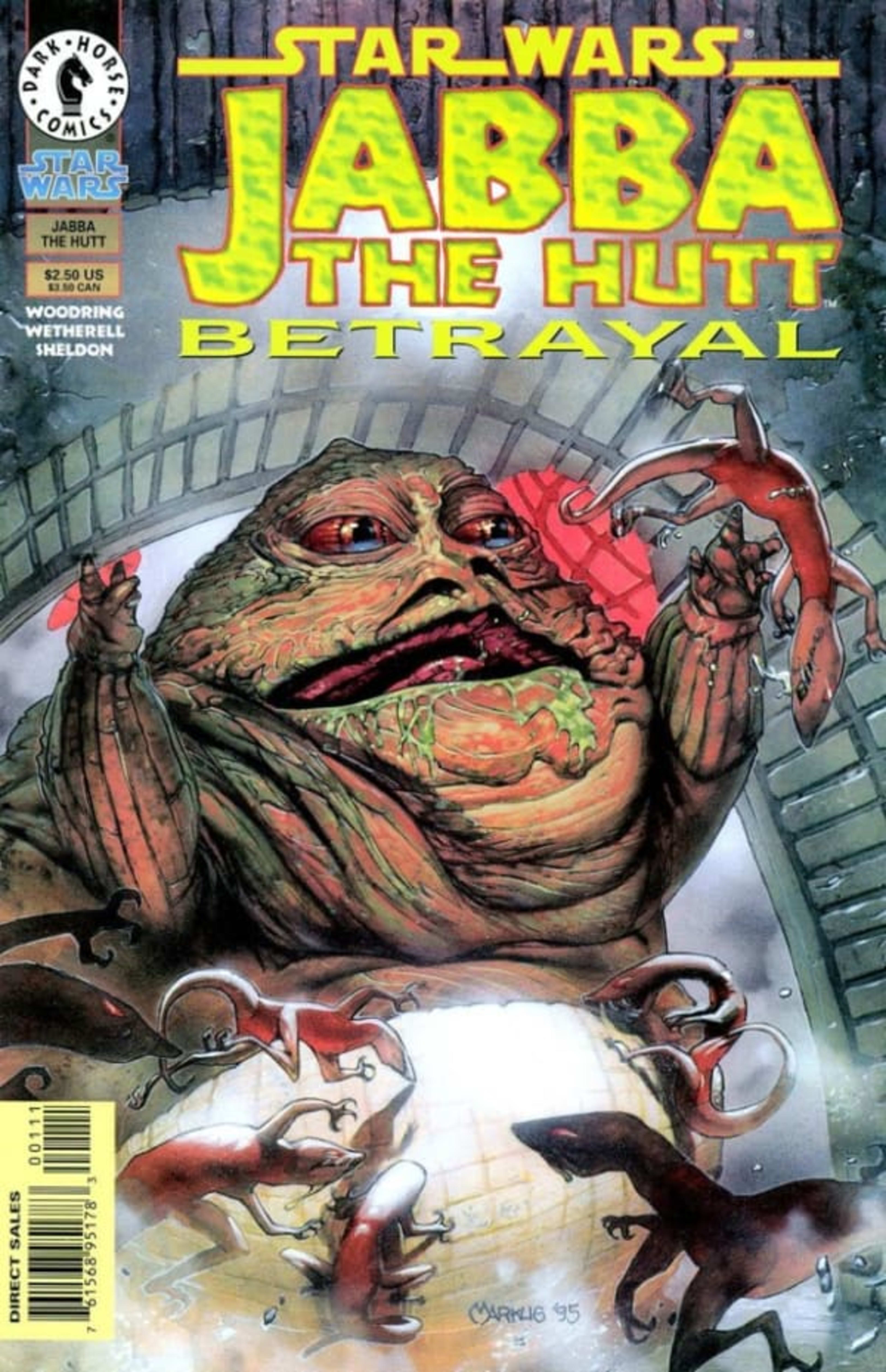 Star Wars: Jabba The Hutt - Betrayal cover — © Dark Horse Comics