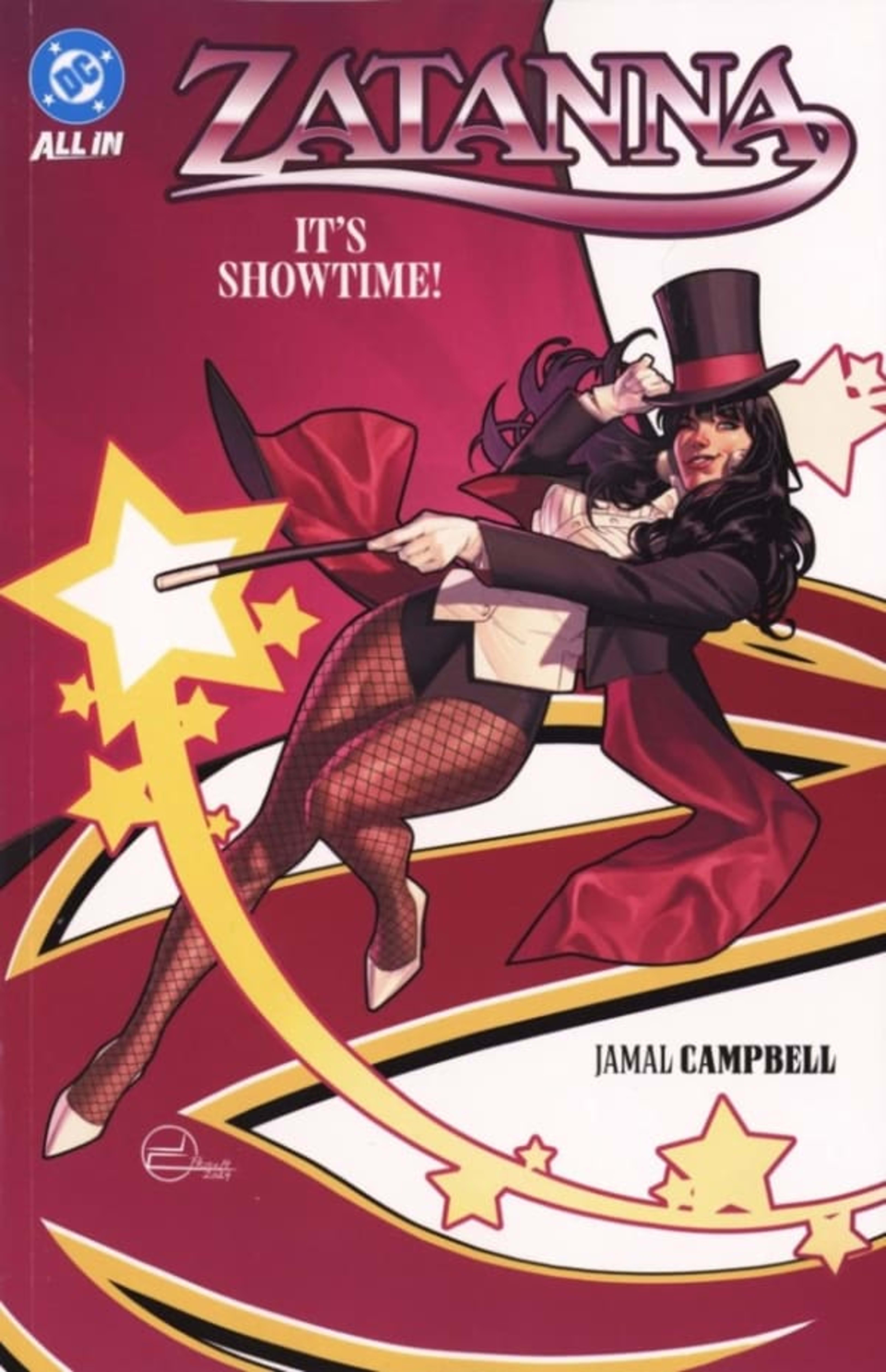 Zatanna: It's Showtime! cover — © DC Comics