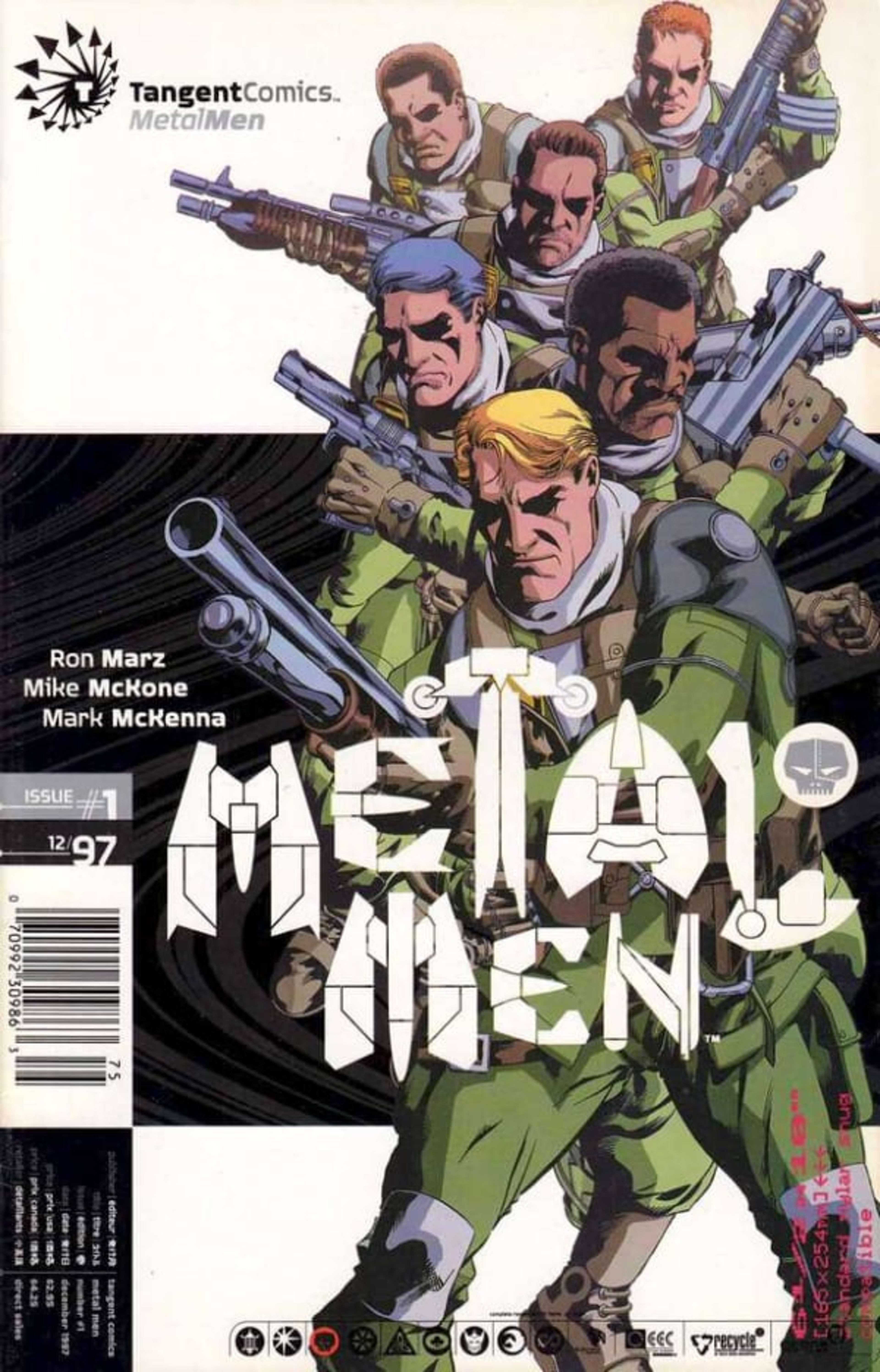 Tangent Comics/ Metal Men cover — © DC Comics