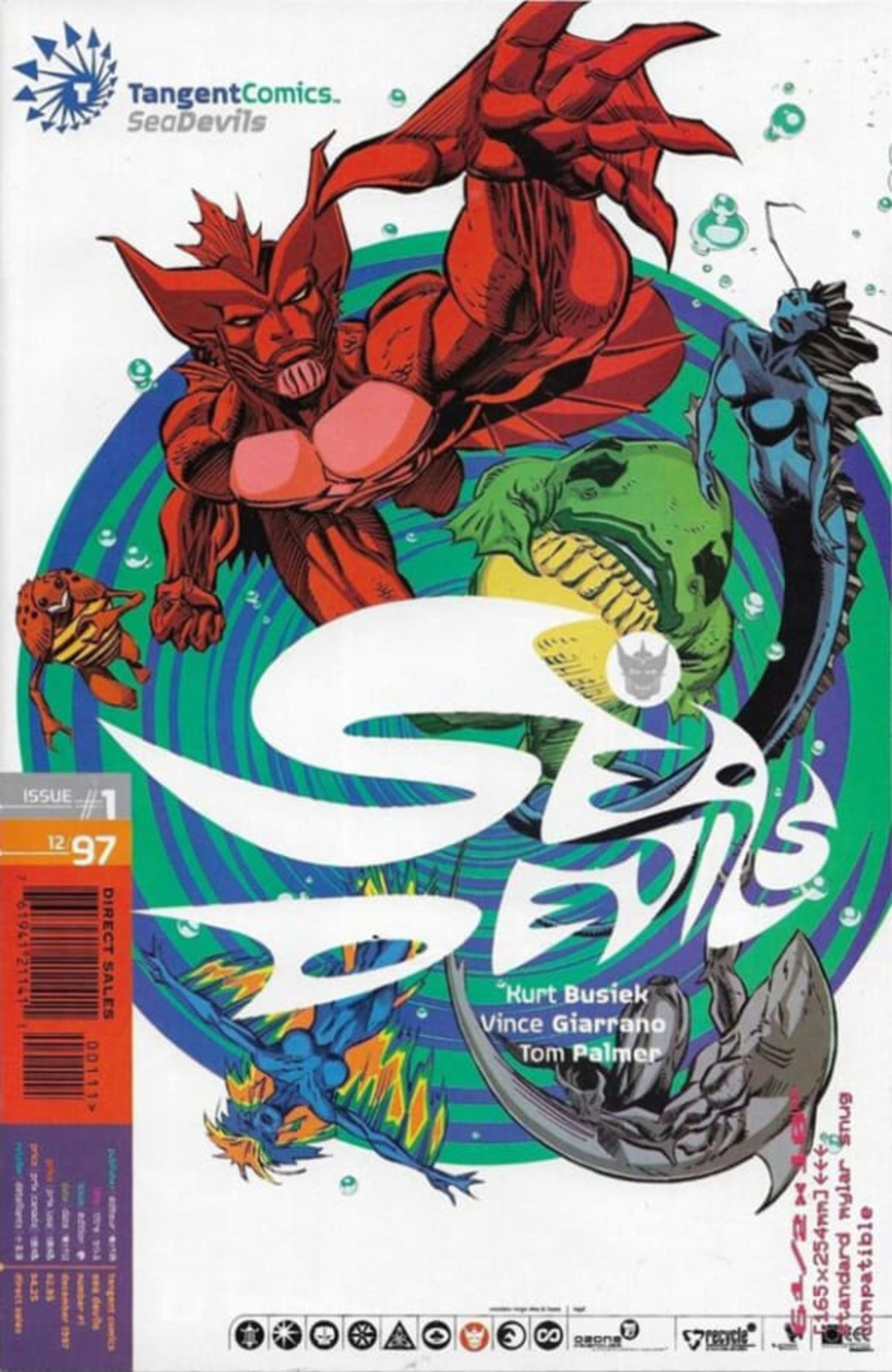 Tangent Comics/ Sea Devils cover — © DC Comics