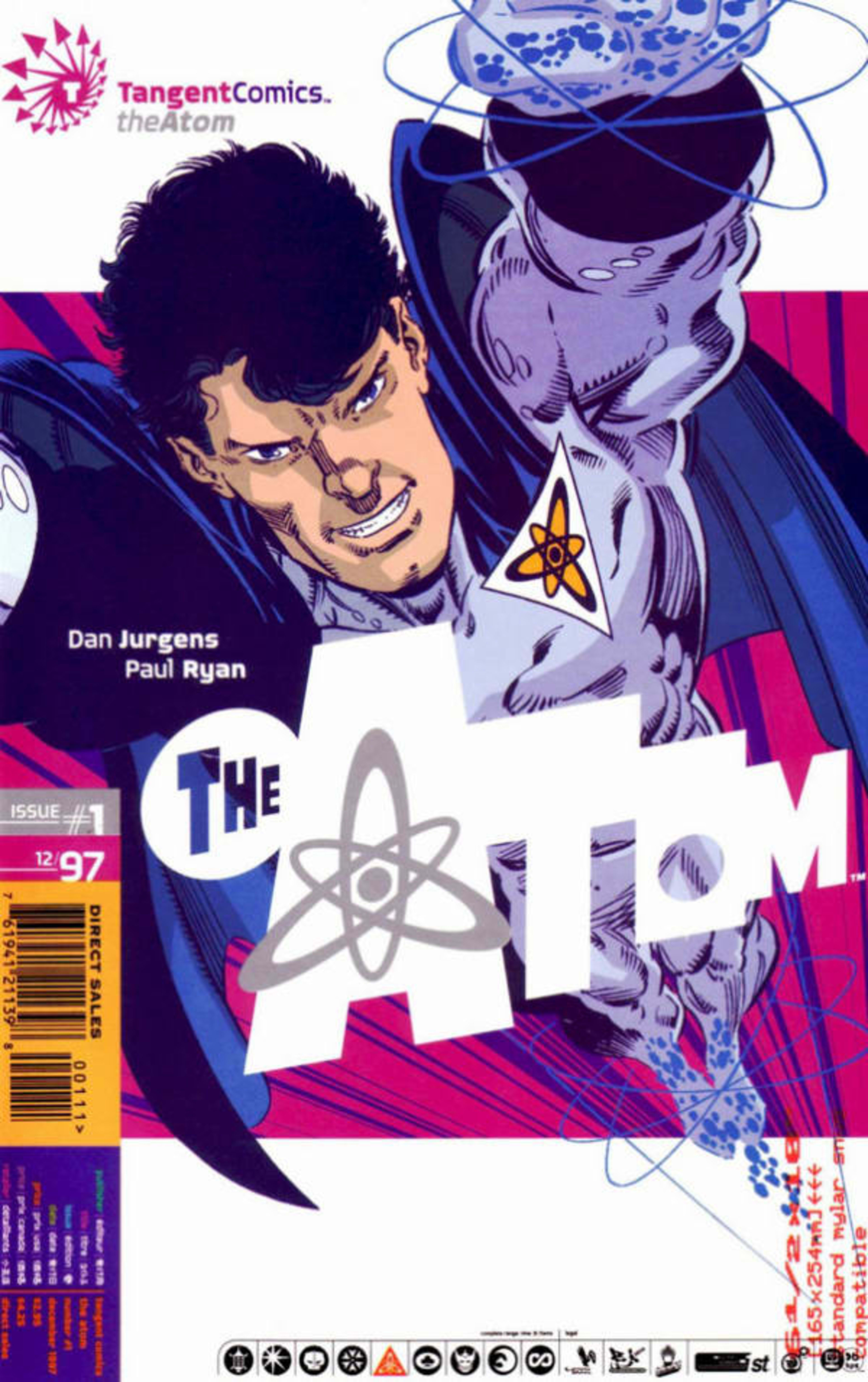 Tangent Comics/ The Atom cover — © DC Comics