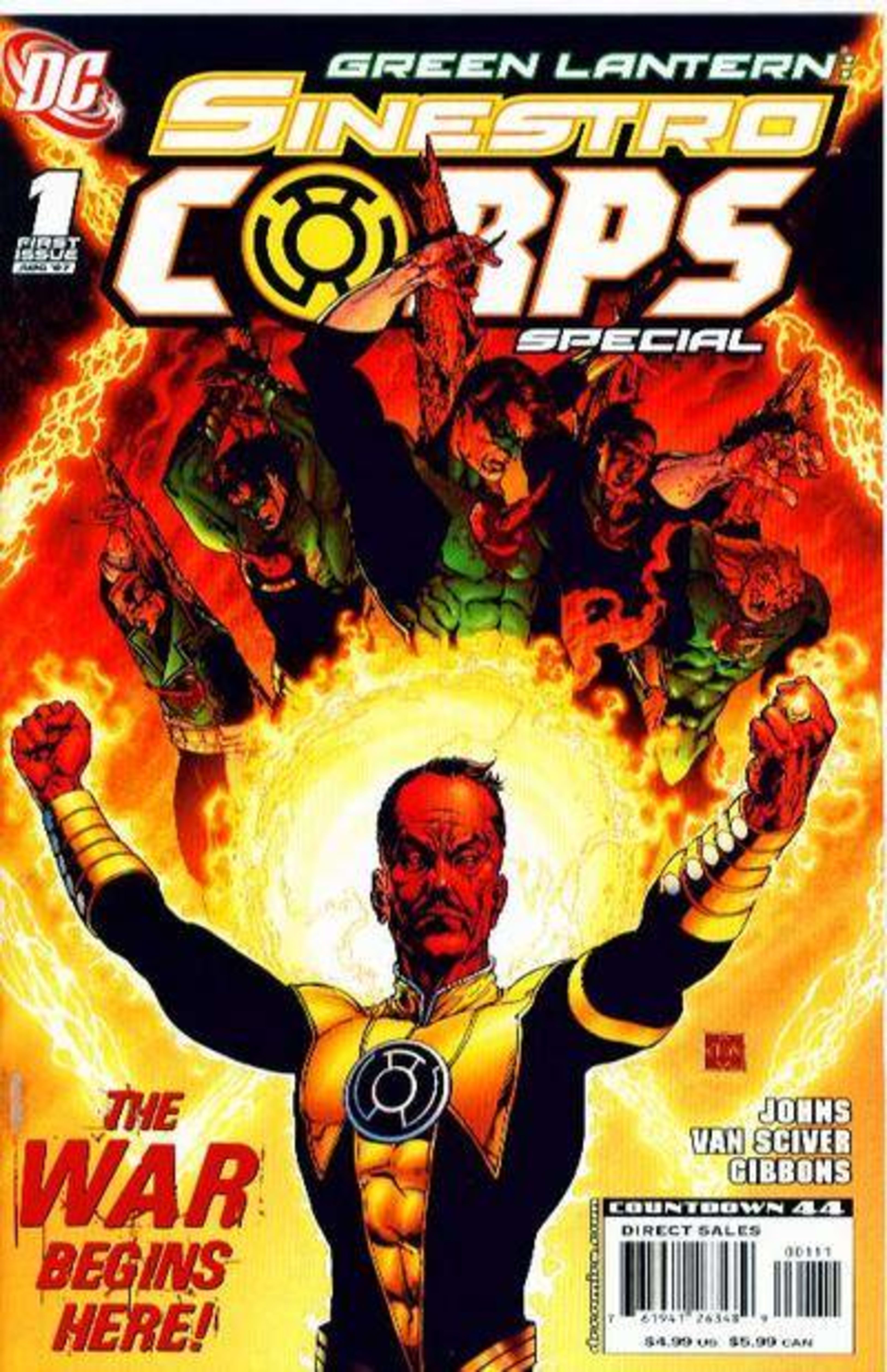 Sinestro Corps Special cover — © DC Comics
