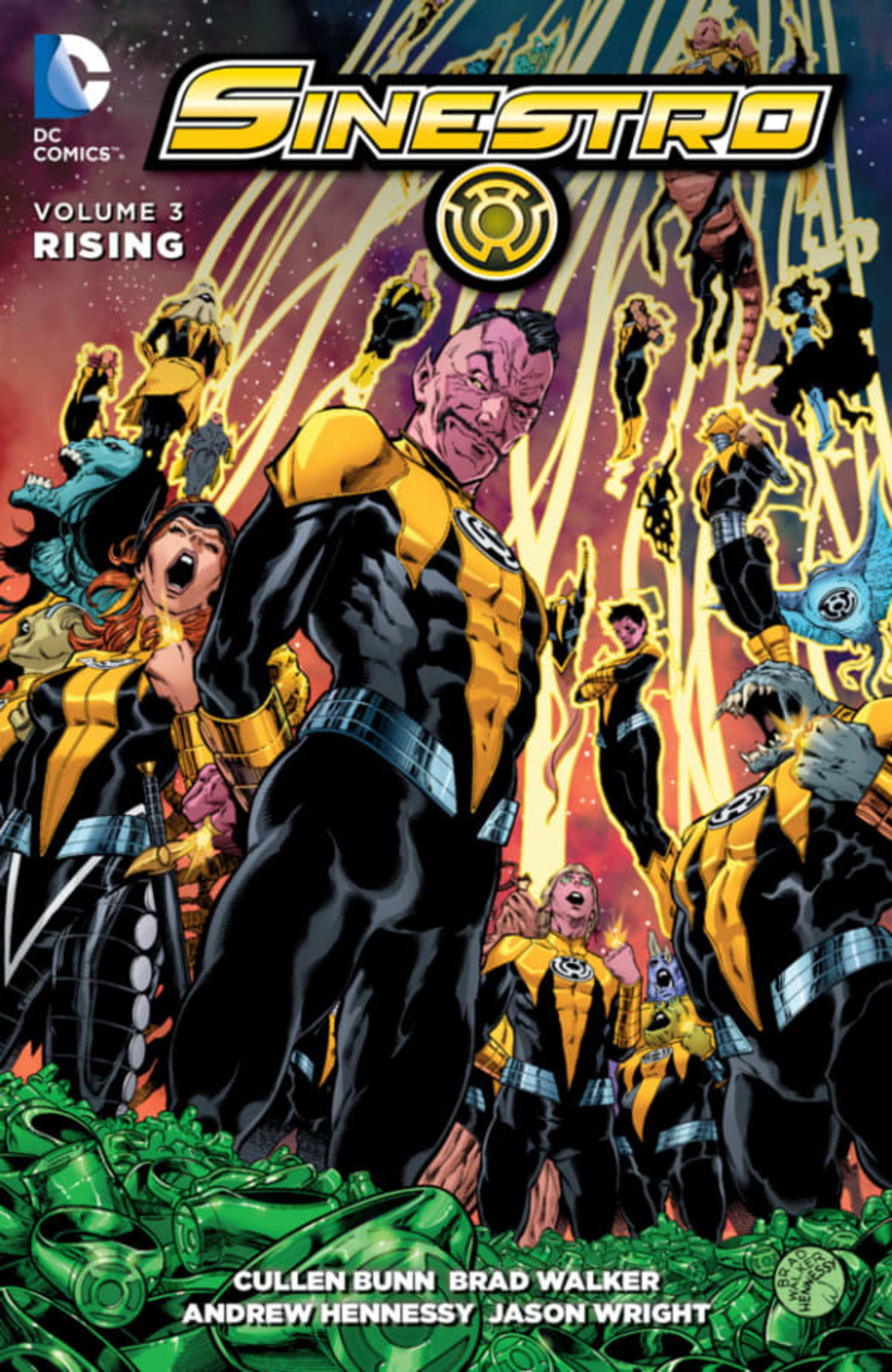 Sinestro: Rising cover — © DC Comics