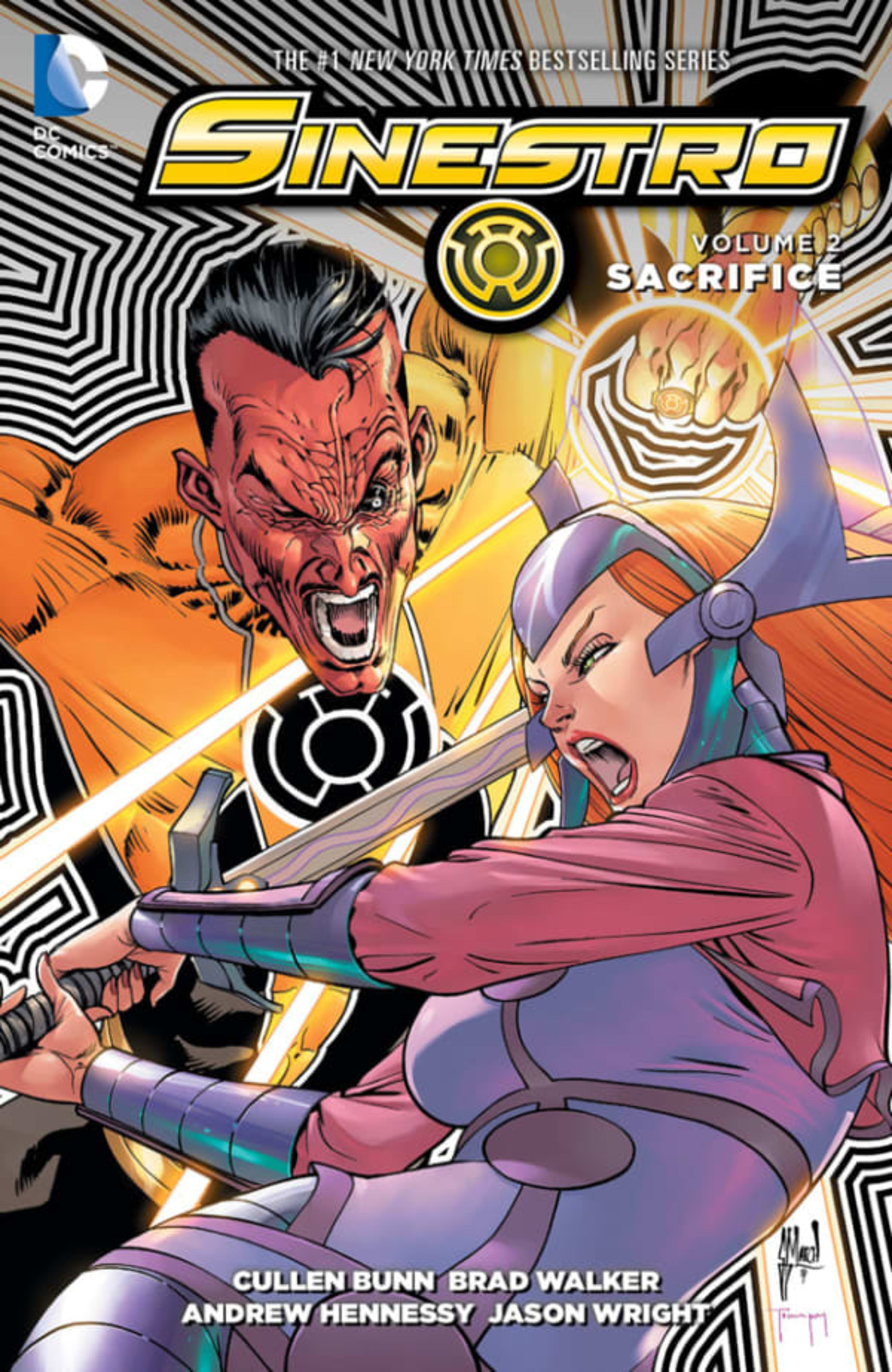 Sinestro: Sacrifice cover — © DC Comics