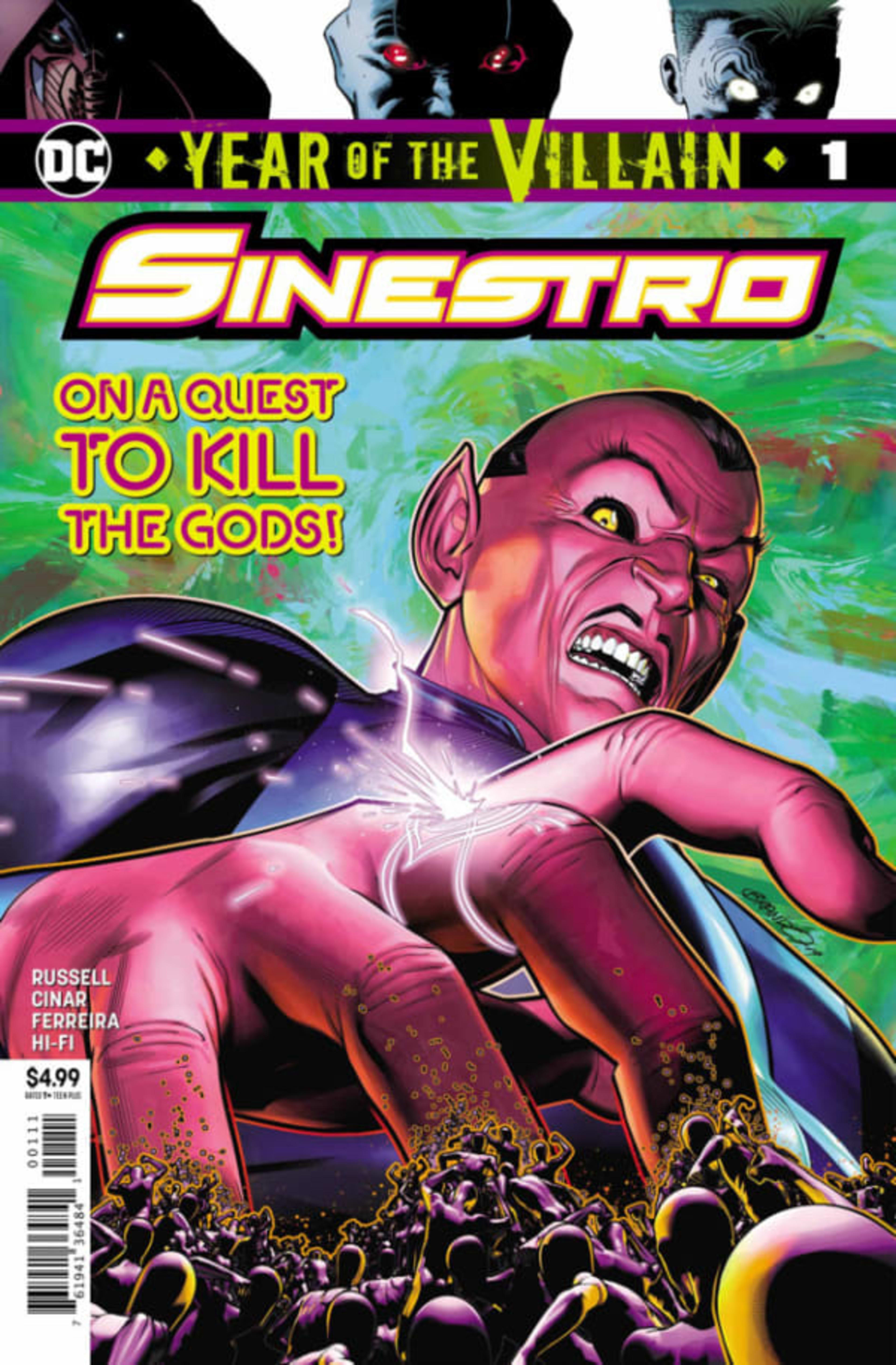 Sinestro: Year of the Villain cover — © DC Comics