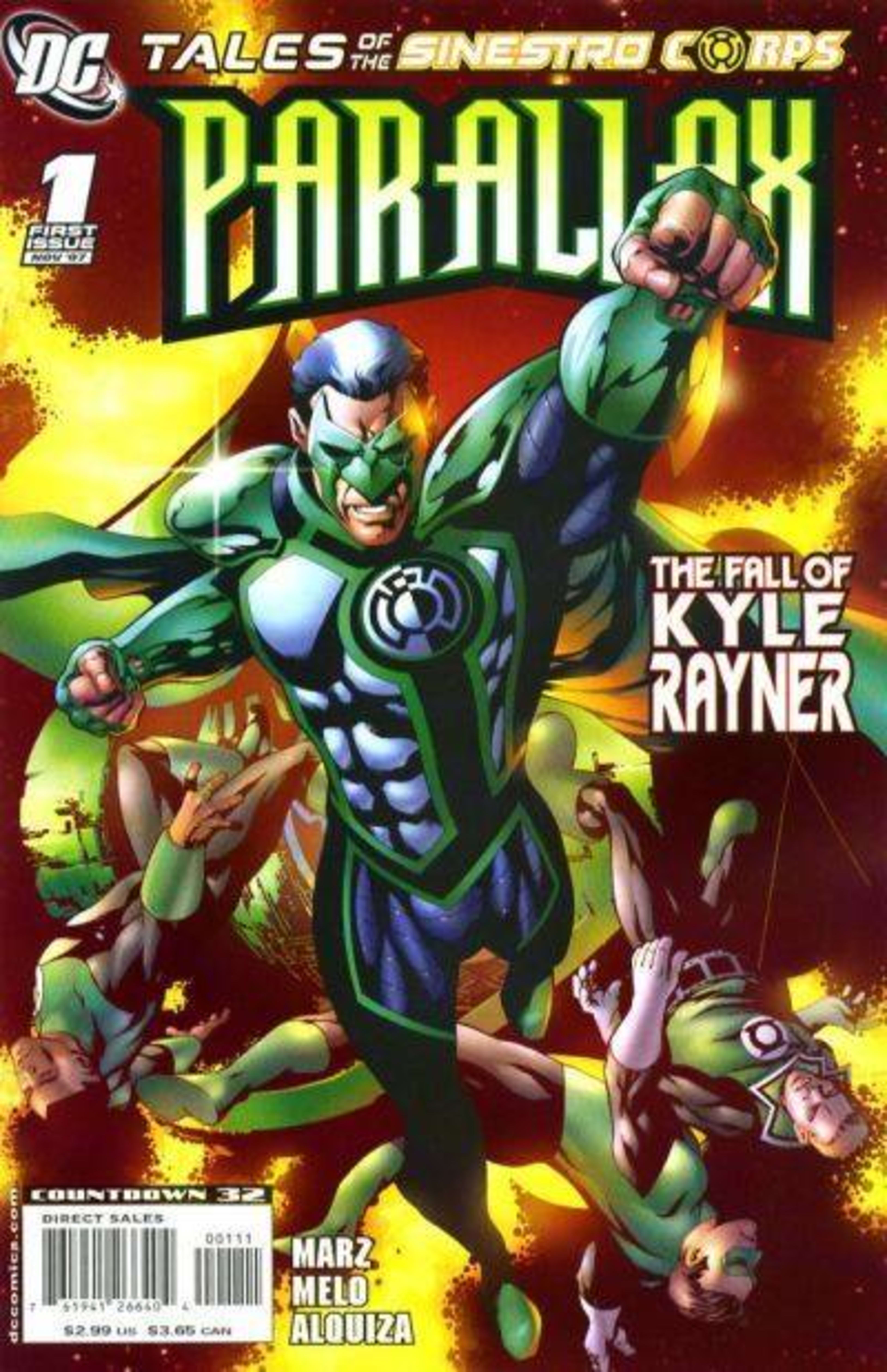 Tales of the Sinestro Corps: Parallax cover — © DC Comics