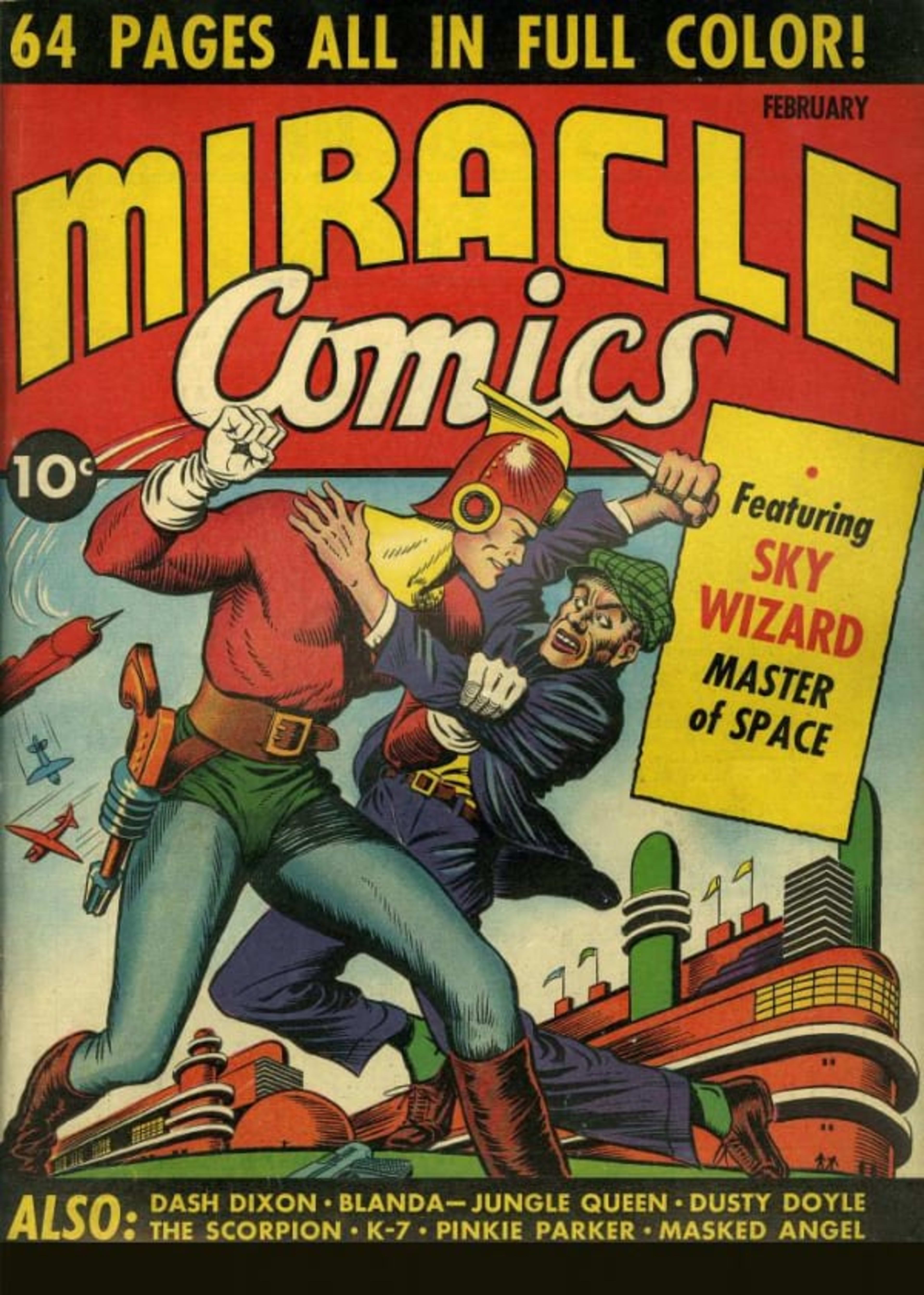 Miracle Comics cover — © Hillman