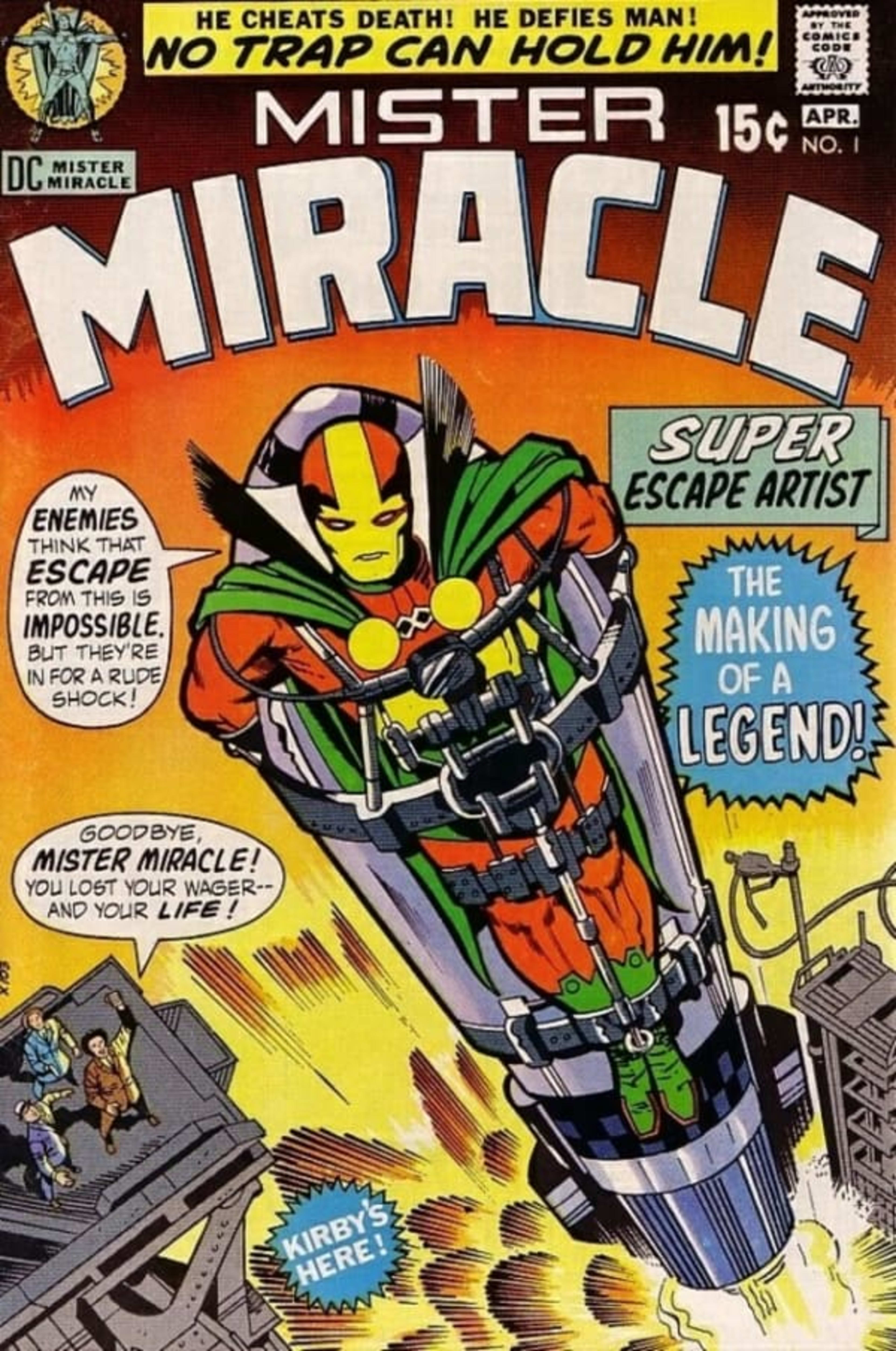 Mister Miracle cover — © DC Comics