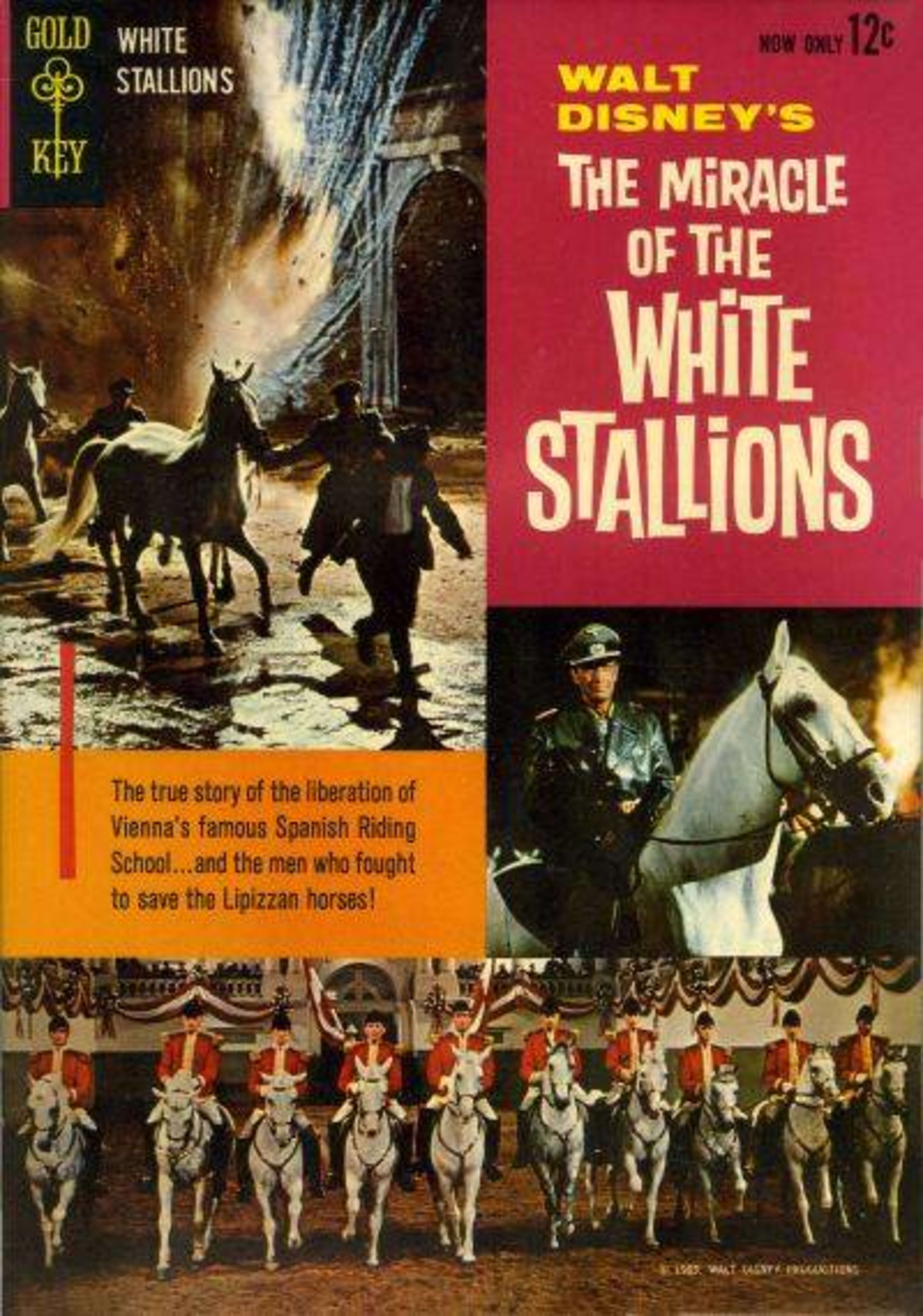 Walt Disney's The Miracle of the White Stallions cover — © Western Publishing
