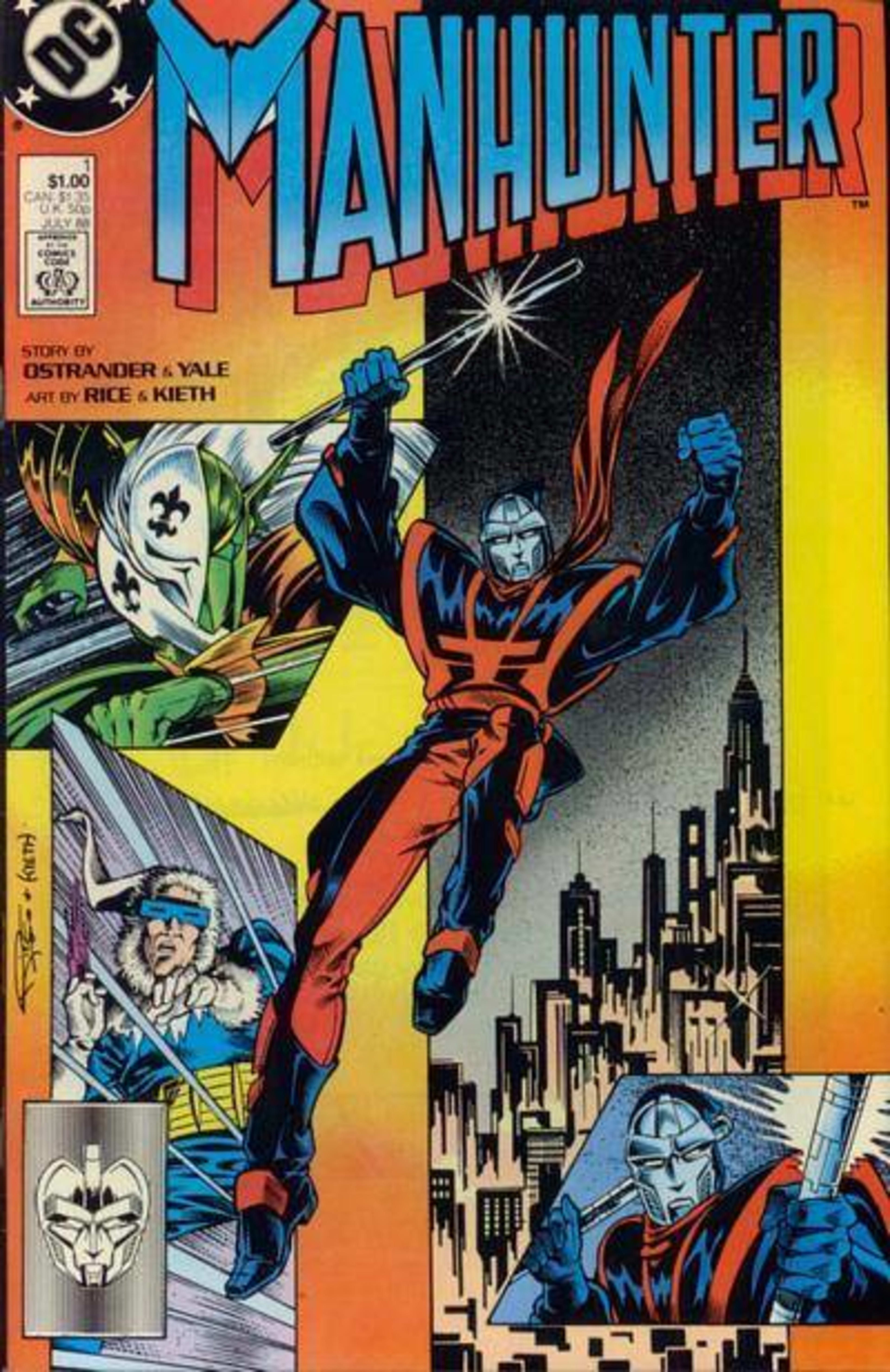 Manhunter cover — © DC Comics