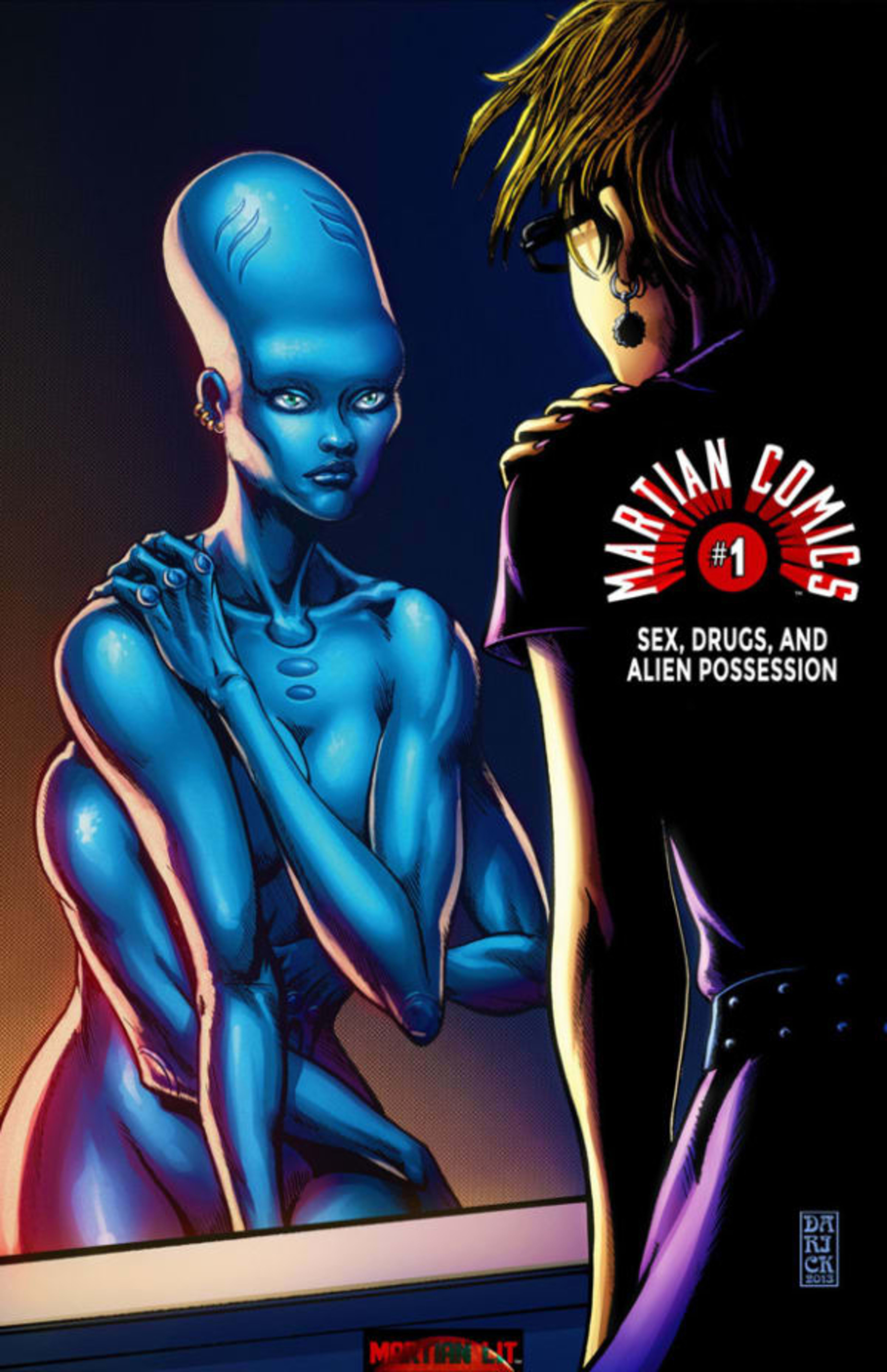 Martian Comics cover — © Martian Lit