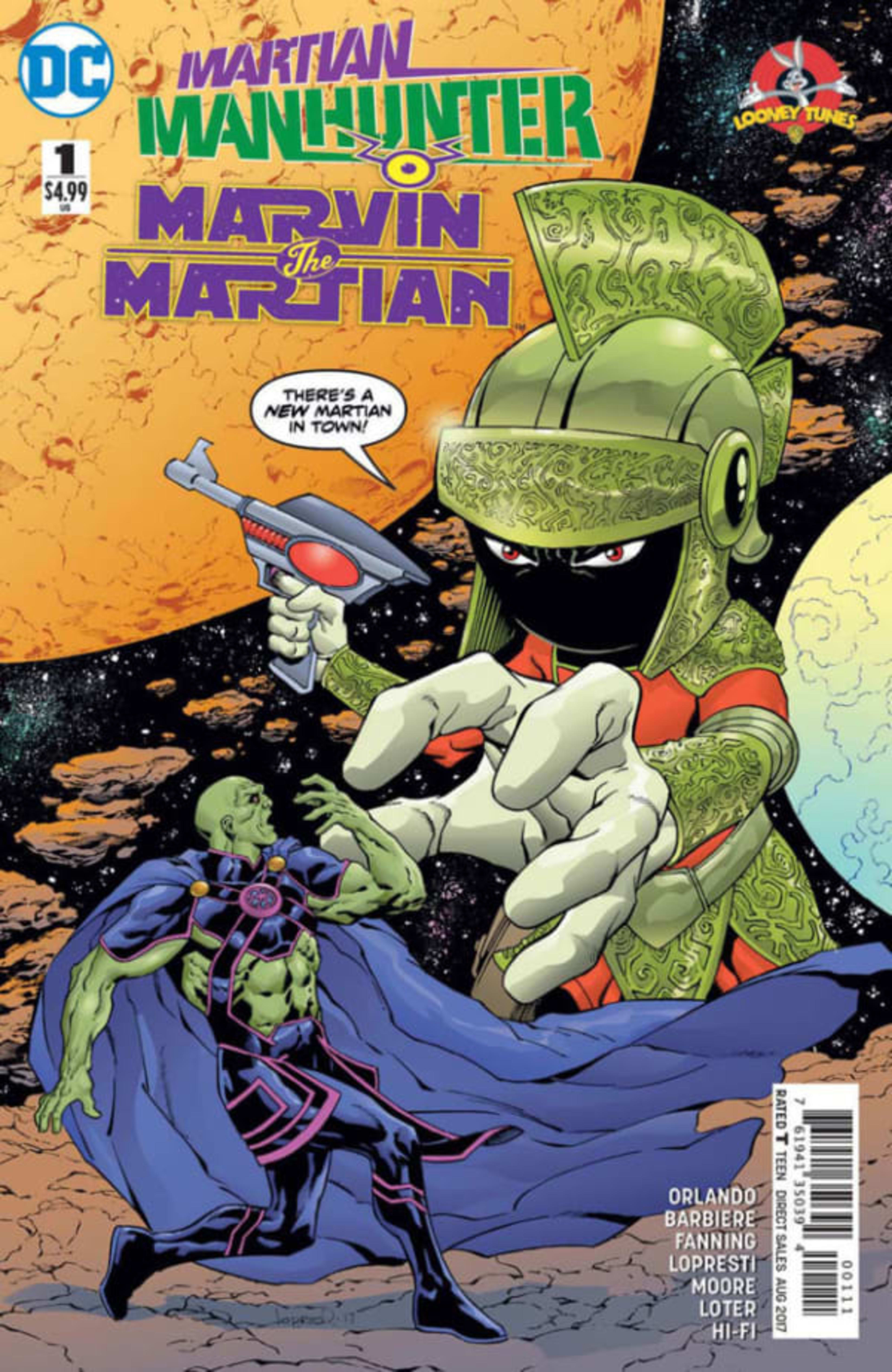Martian Manhunter/Marvin the Martian Special cover — © DC Comics