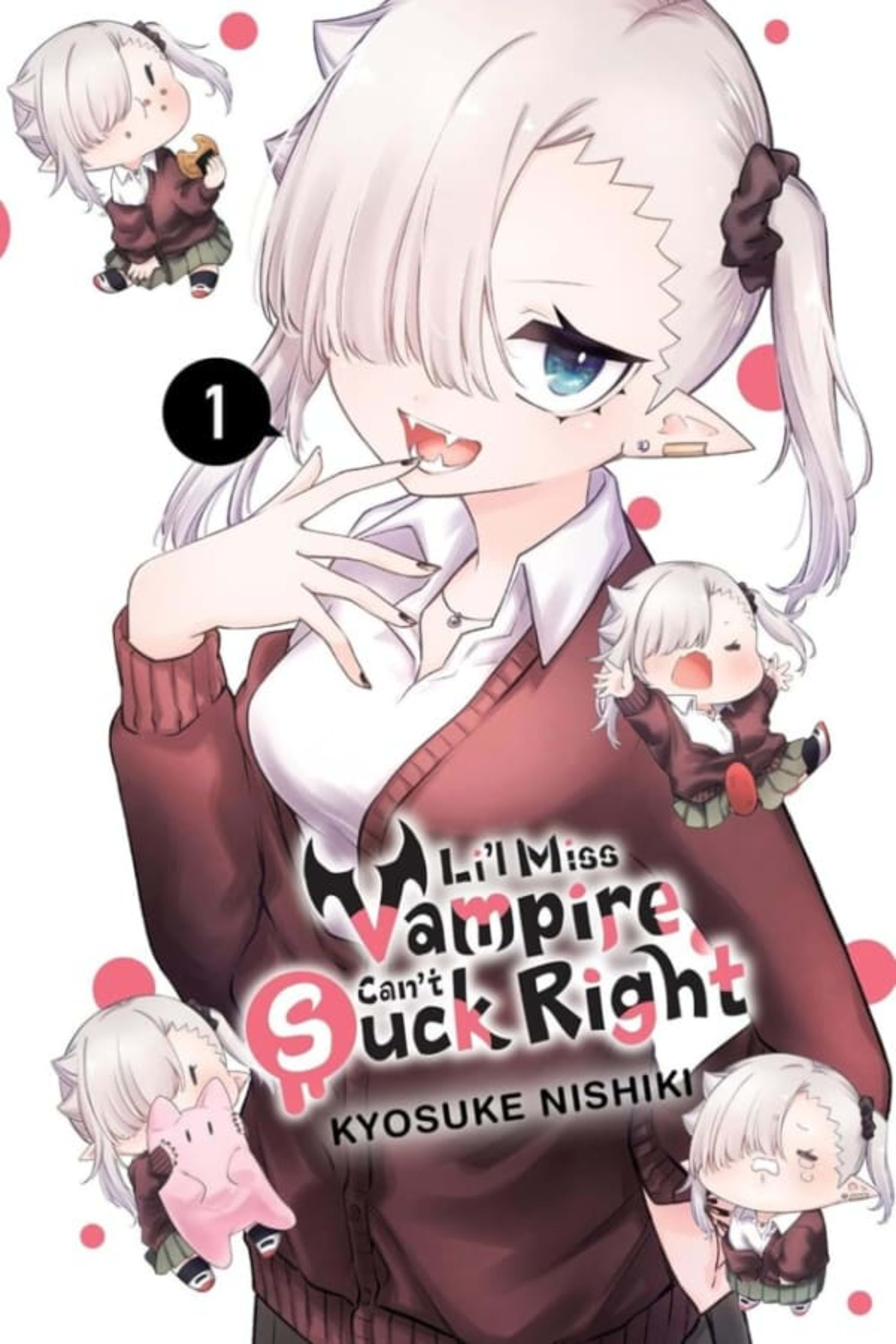 Li'l Miss Vampire Can't Suck Right cover — © Yen Press