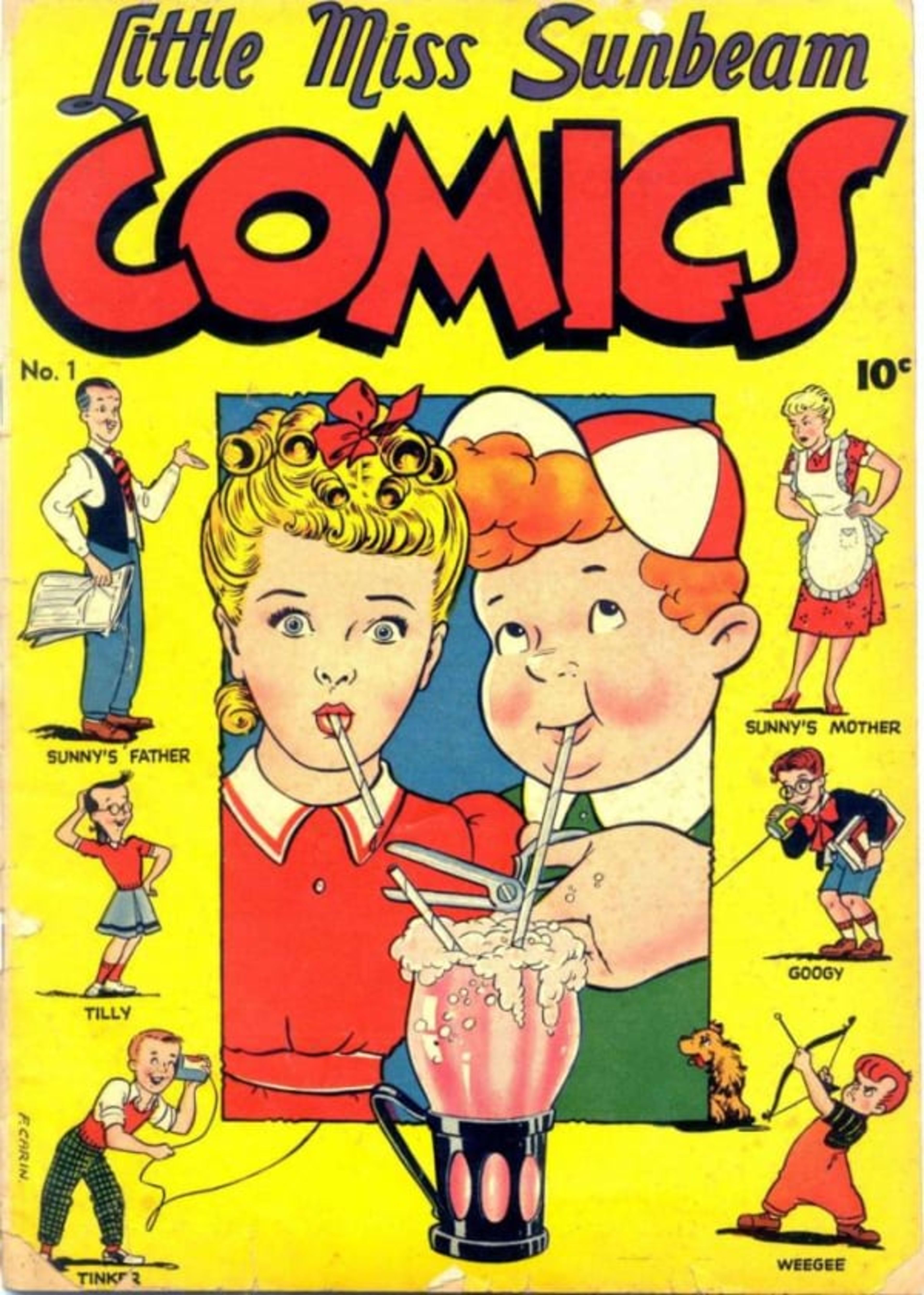 Little Miss Sunbeam Comics cover — © Magazine Enterprises