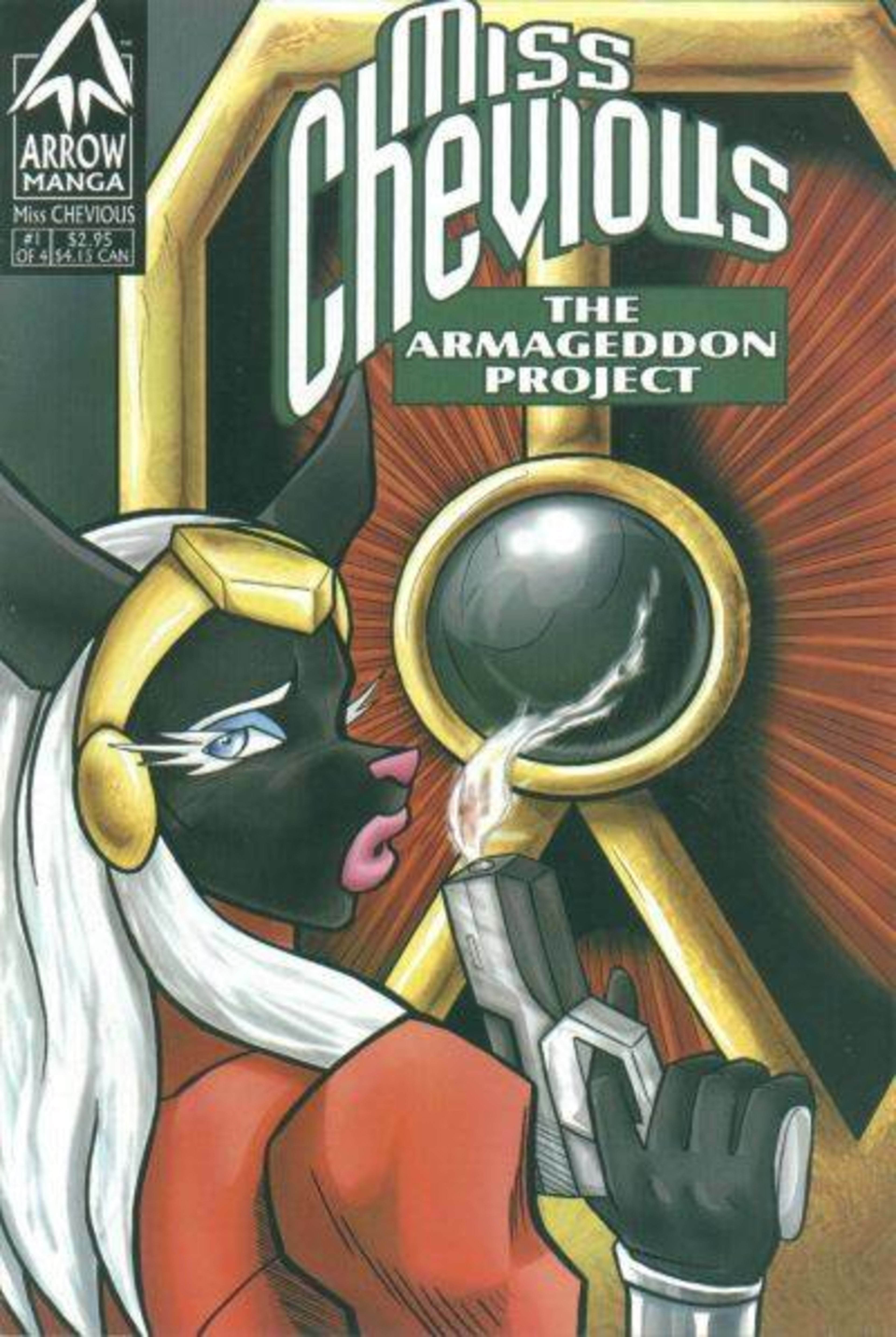 Miss Chevious: The Armageddon Project cover — © Arrow