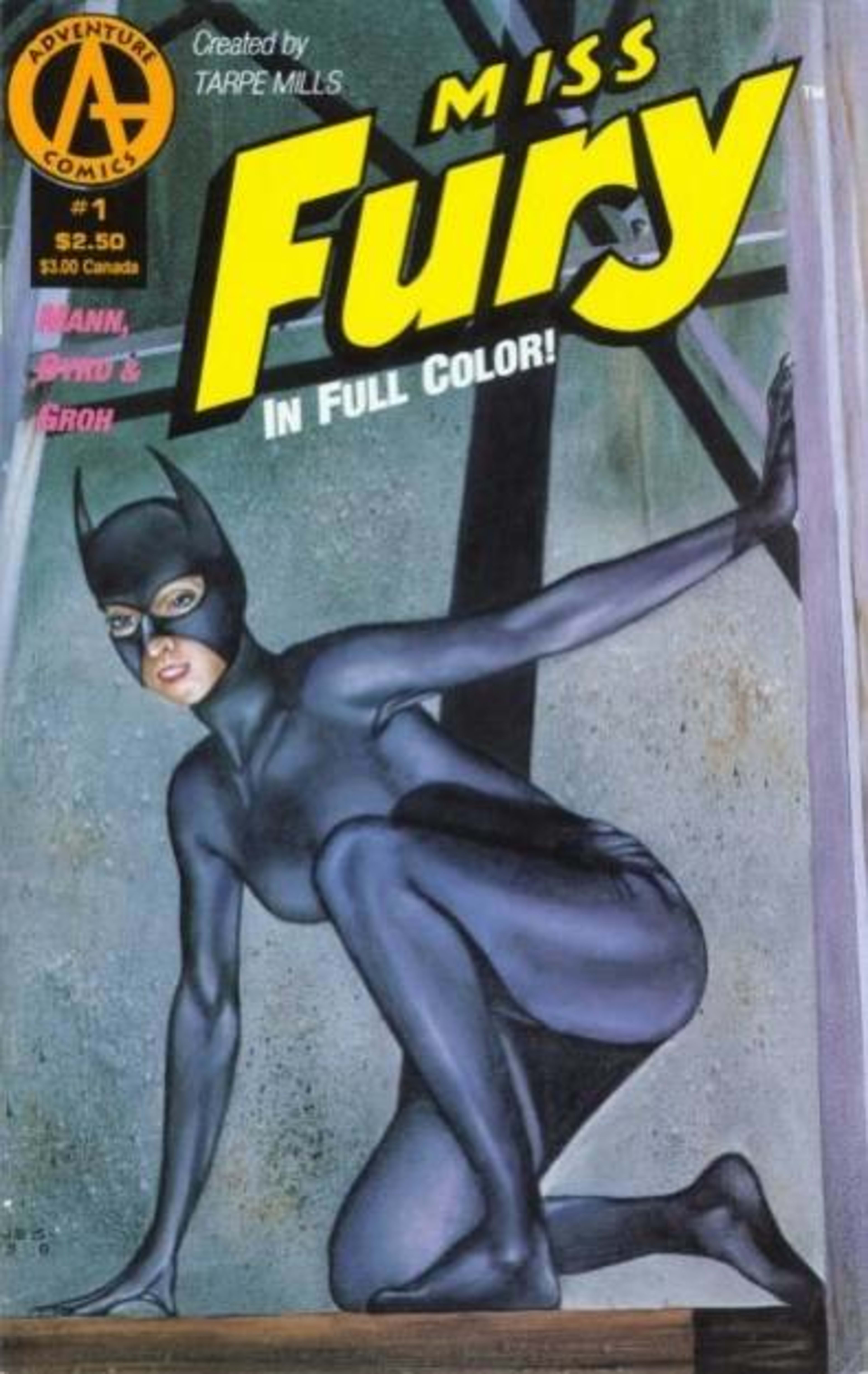Miss Fury cover — © Adventure